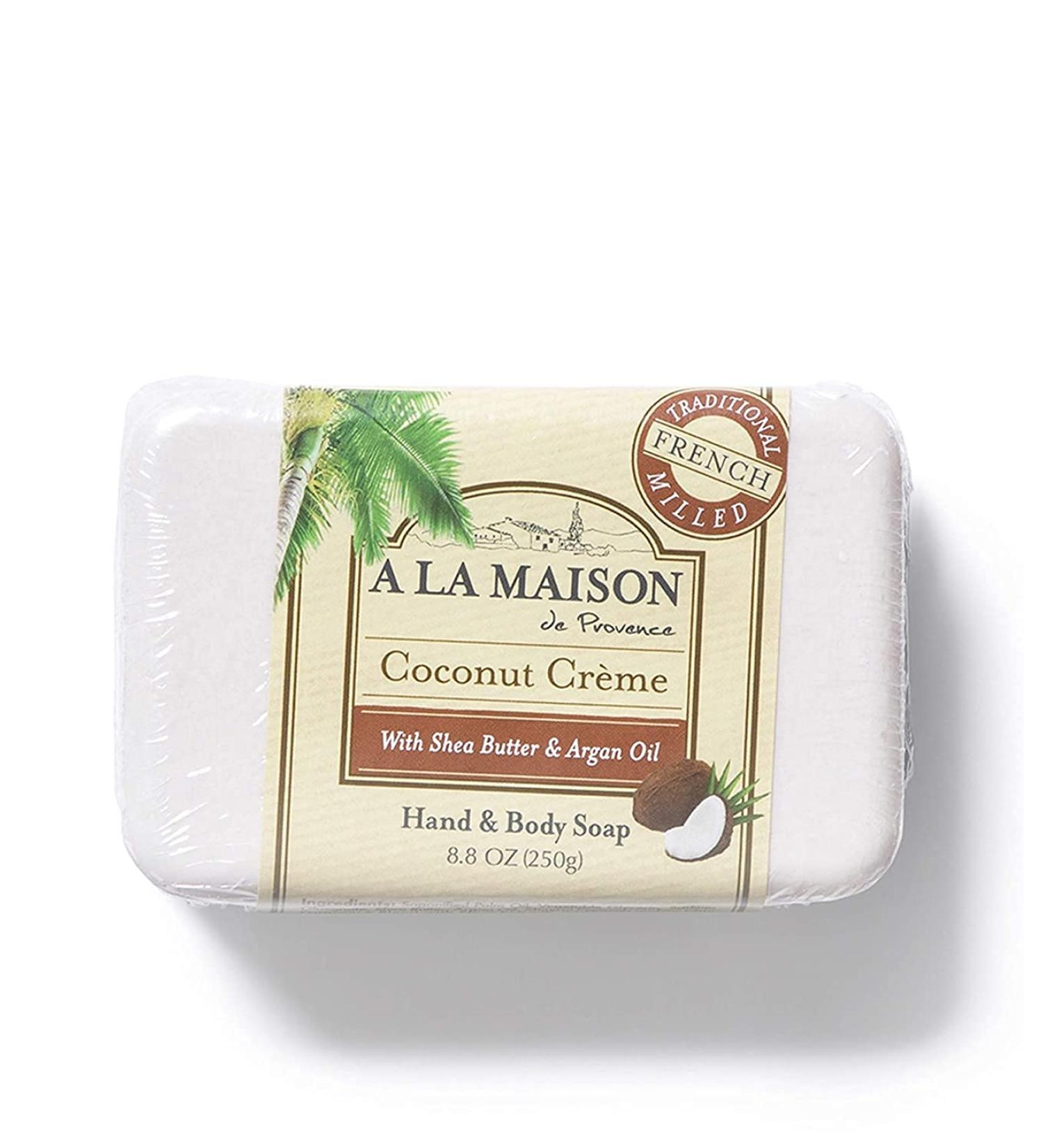 A La Maison Coconut Creme Soap 8.8 Ounce