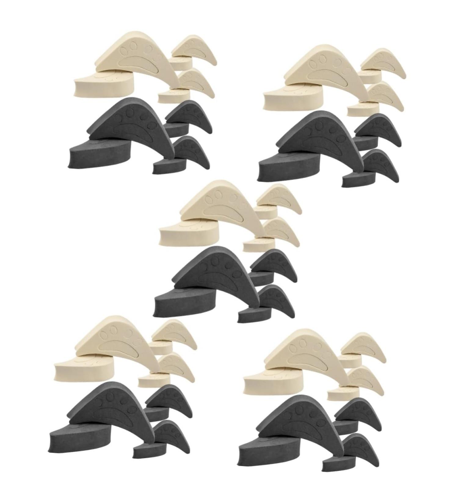 Gatuida Tweezer Pouch | 30 Pairs Toe Plug Adjustment Pads | Handmade Crochet Shoe Cushions - Buy Online on GoSupps.com