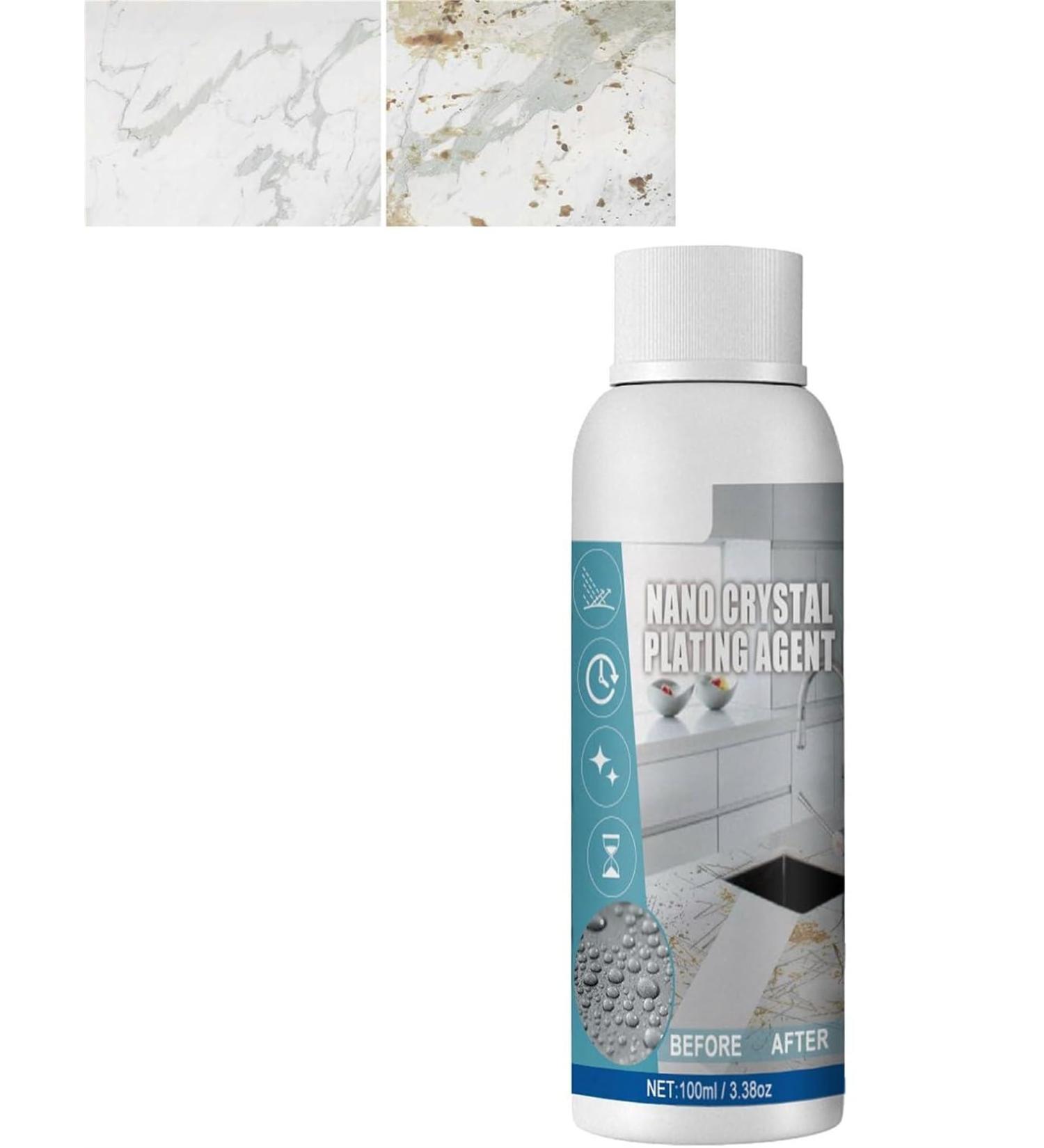 2024 Stone Nano Crystal-Plating Agent Furniture Marble Scratch Repair Refurbishment Agent Marble Long-Lasting Protective Film Stone Cleaner Polishes Stone Stain Remover Cleaner - Buy Online on GoSupps.com