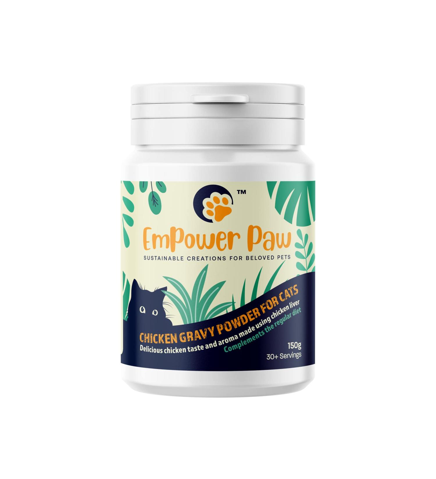 Cats Chicken Gravy Topper with Added Taurine & B Vitamins | High Protein | Supports Organ Health, Coat & Immunity | Boosts Hydration | Hypo-allergenic & Grain-Free - Buy Online on GoSupps.com