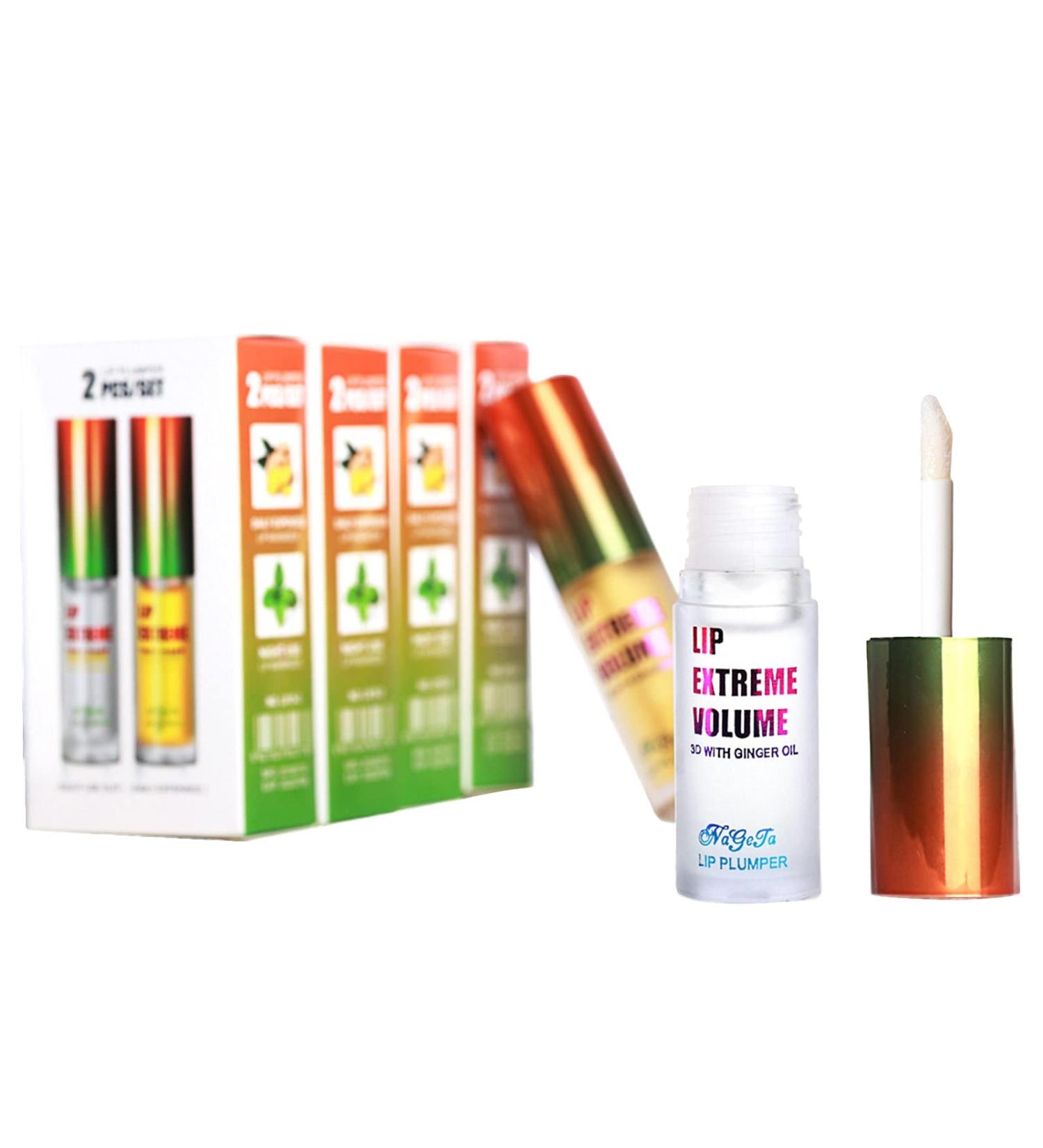 Mifyiar Lip Plumper Gloss 4ml - Fuller Lip Enhancer & Care for 16 Hour Wear - Multicolor - Buy Online on GoSupps.com