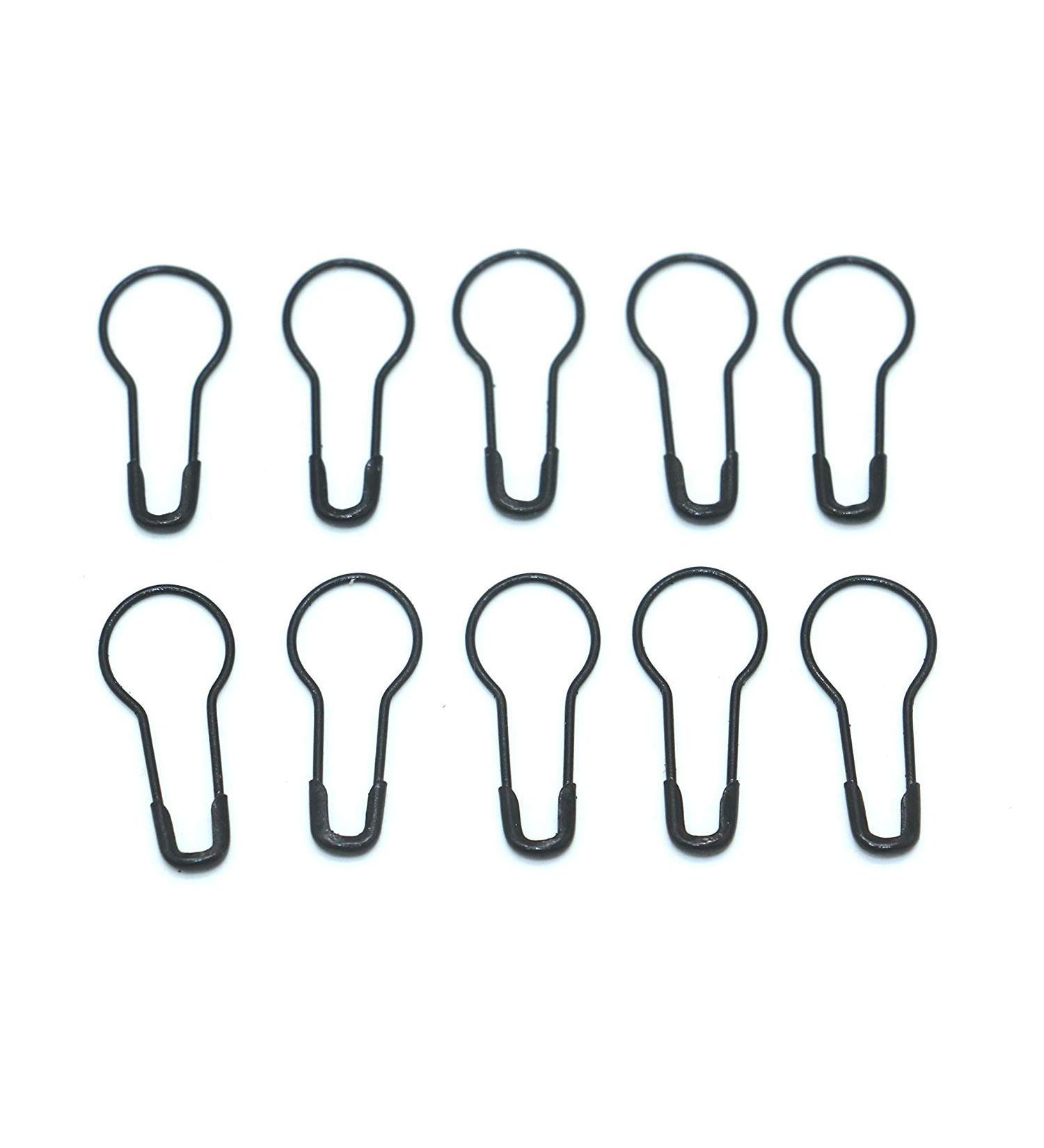 1000Pcs Metal Black Safety Pins for Clothing Crafting and DIY - Gourd Pin, Bulb Pin - Black - Buy Online on GoSupps.com