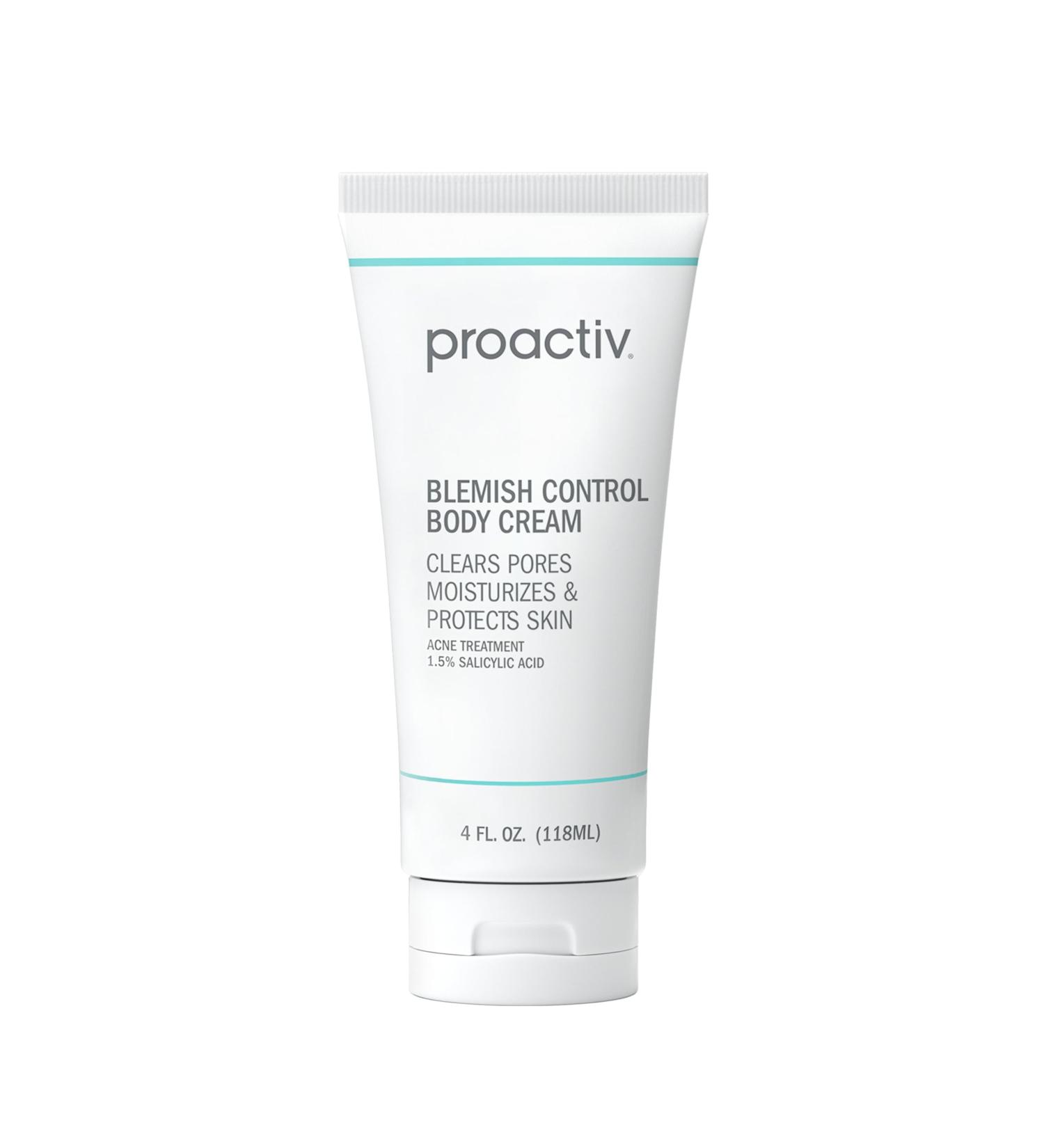 Proactiv Blemish Control Body Cream - Exfoliating Salicylic Acid Clears Breakouts. Formulated for Acne-prone Skin 4 fl oz - Buy Online on GoSupps.com