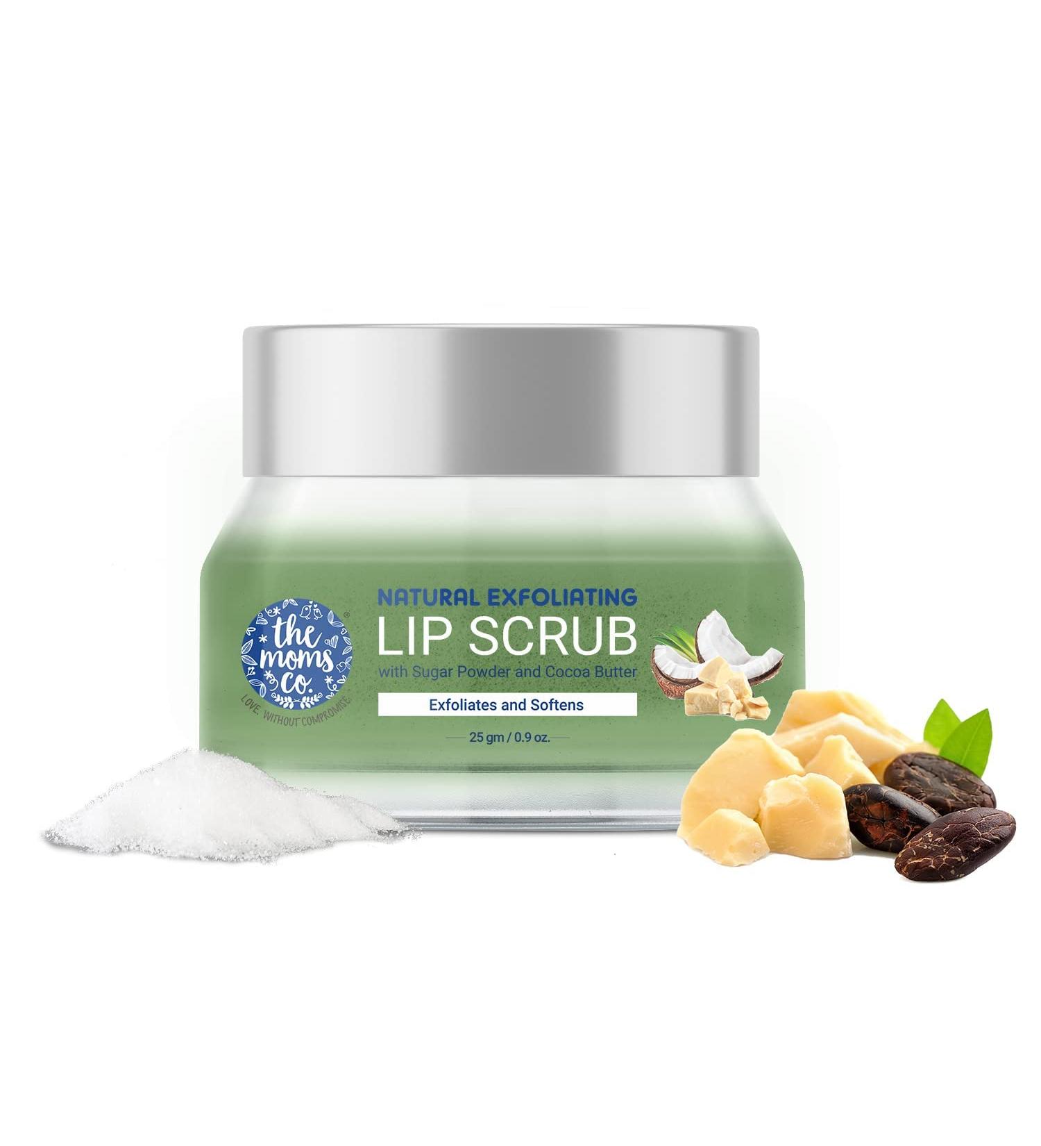 Lip Scrub for Women & Men - Lightening Dark Lips with Sugar Powder & Cocoa Butter - 25g | Shop Now - Buy Online on GoSupps.com