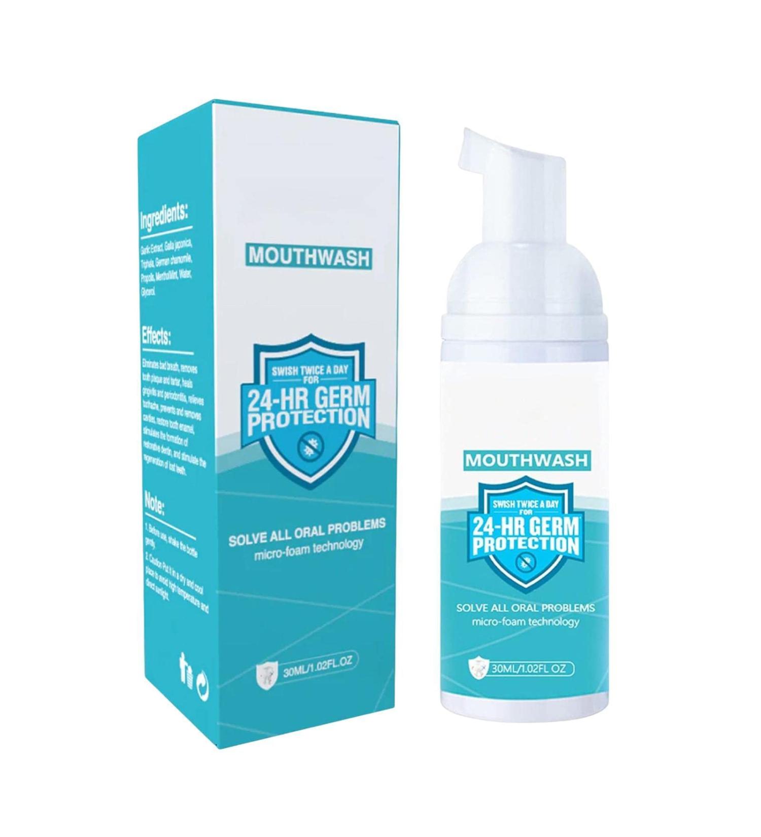 Vesone Foam Toothpaste Whitening Toothpaste Foam Deep Cleaning Gums Stain Removal Oral Care Natural Mouthwash Toothpaste Replacement - Buy Online on GoSupps.com
