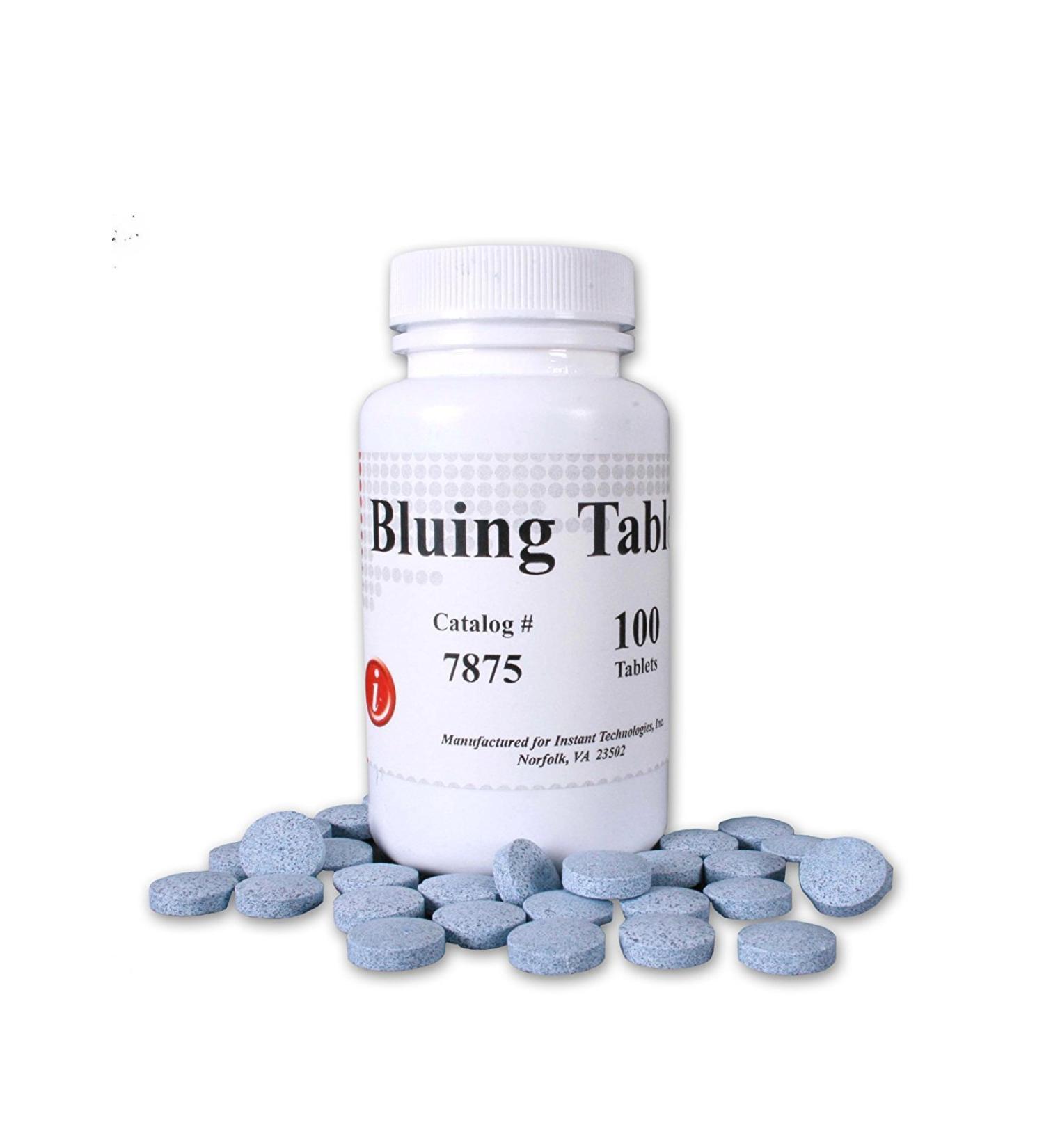 Alere N America 7875 Instant Bluing Tablets Blue Tablet Dissolves in Toilet Water Non-CLIA Waived 100 Tablets (Pack of 100)