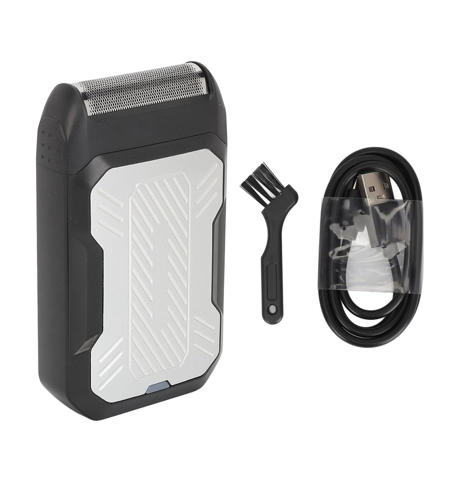 Buy 2-in-1 Electric Beard Trimmer for Men | USB Rechargeable Foil Razor for Home & Barber Use - Buy Online on GoSupps.com