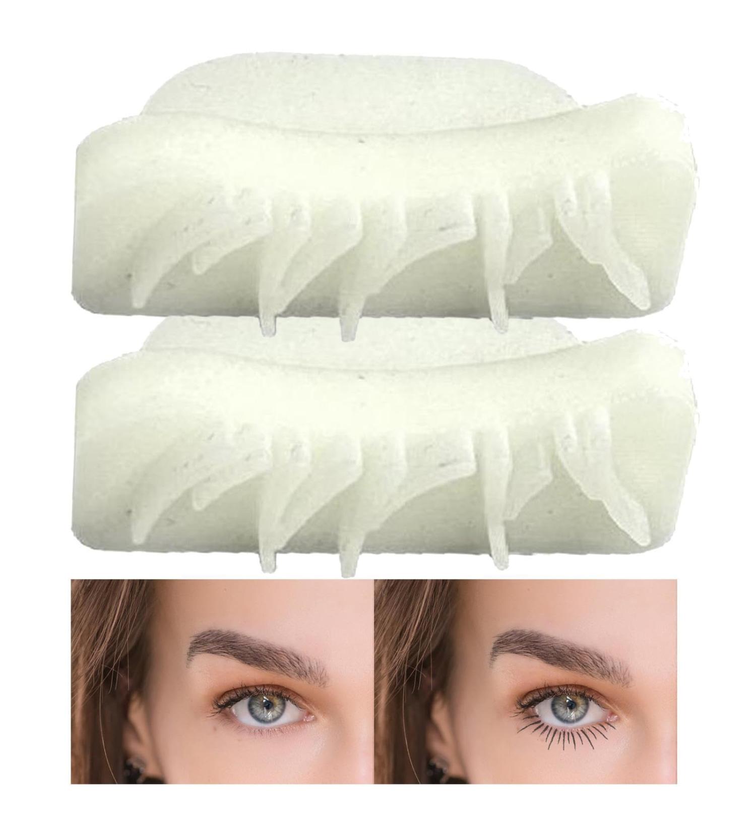 False Eyelash Stamp - Portable Eyelash Makeup Device Lashes Extension Stamp Silicone Tool Eye Makeup For Natural Look Beginners Pure Desire and Innocence - Buy Online on GoSupps.com