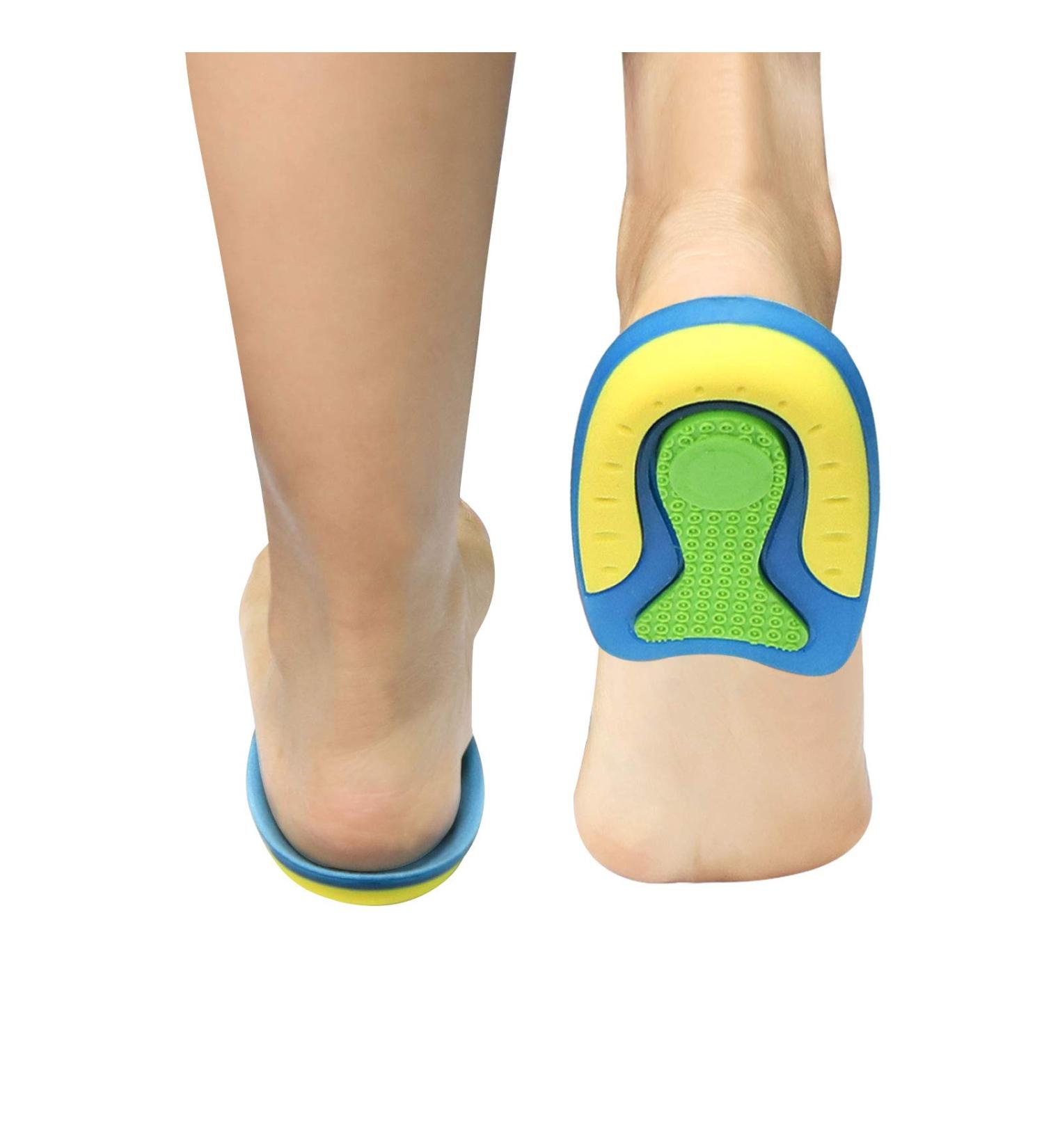 Koxmak TPE Gel Heel Cups 2 Pairs Women's (Size 4.5-12) - Heel Pain Relief & Shock Absorption - Buy Online on GoSupps.com