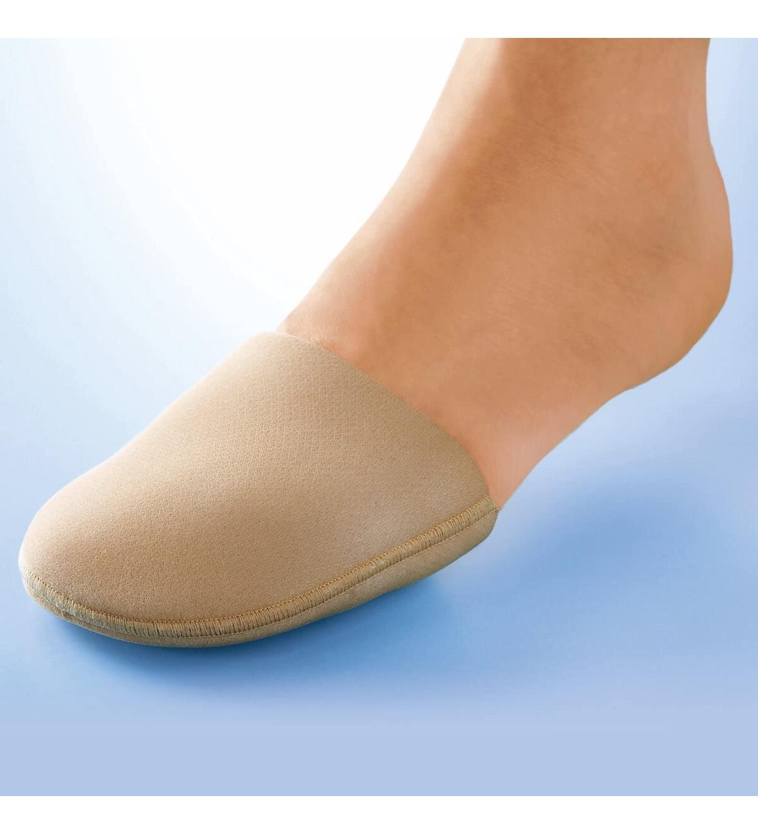 Foot pads with silver fiber 2 pieces ball of foot cushion foot cushion hammer toes corns calluses no sweat smell polyester