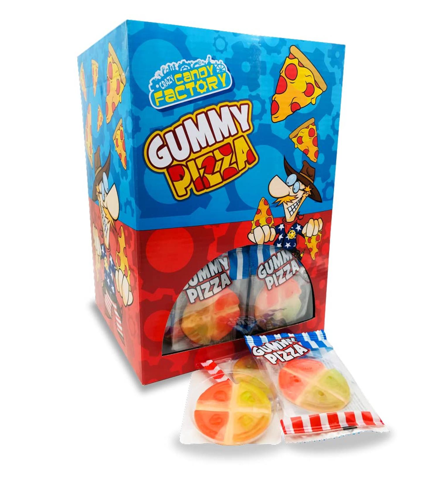 Mini Gummy Pizza - 60 Toys & Novelty Sweets 60 Count (Pack of 1)