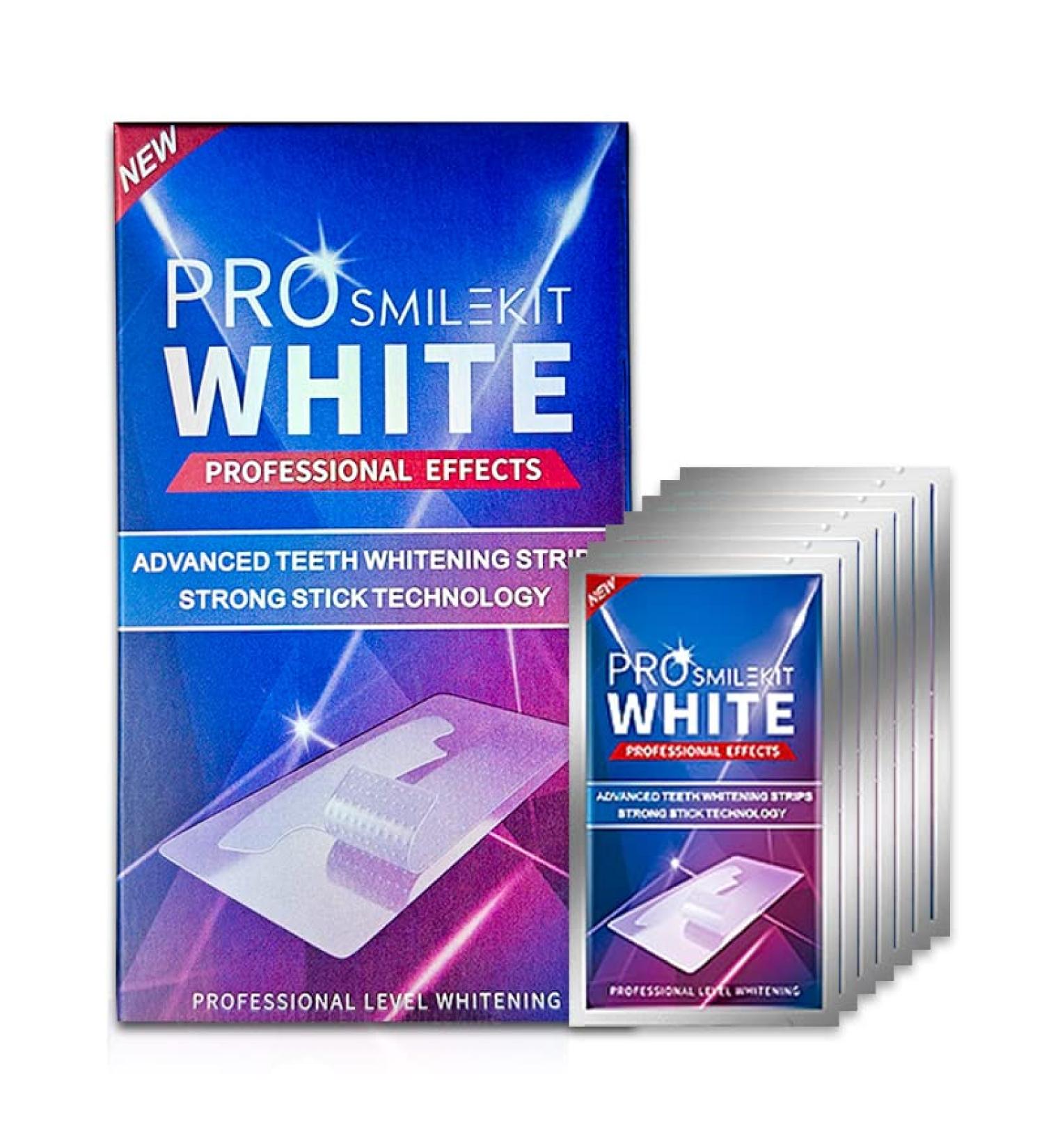 Maycharm Reduced Sensitivity Teeth Whitening Strips - Enamel Safe & Harm-Free (14 Strips) - Buy Online on GoSupps.com