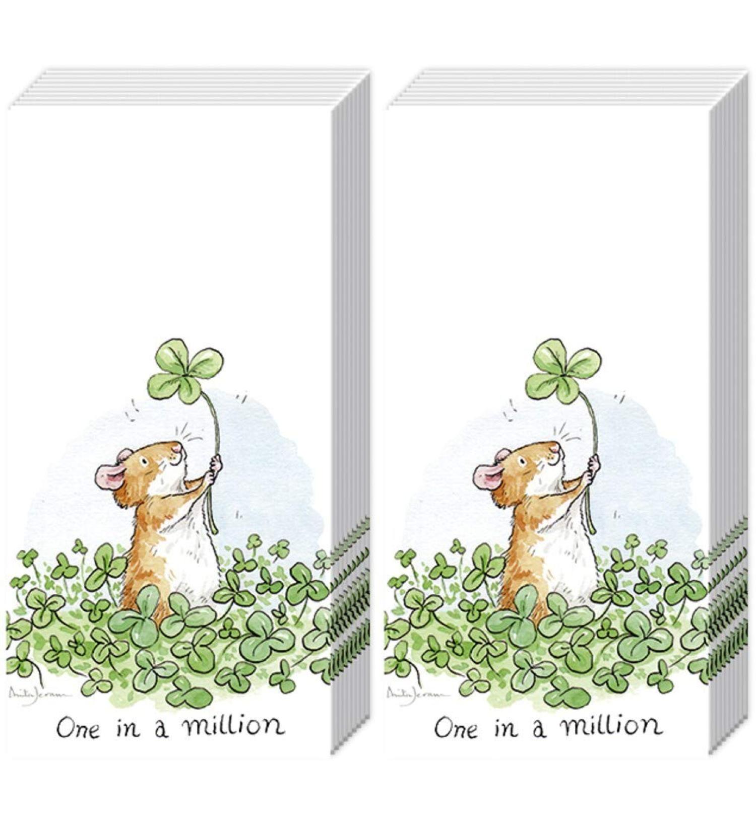 2x 10 handkerchiefs luck for all | lucky charm | gift