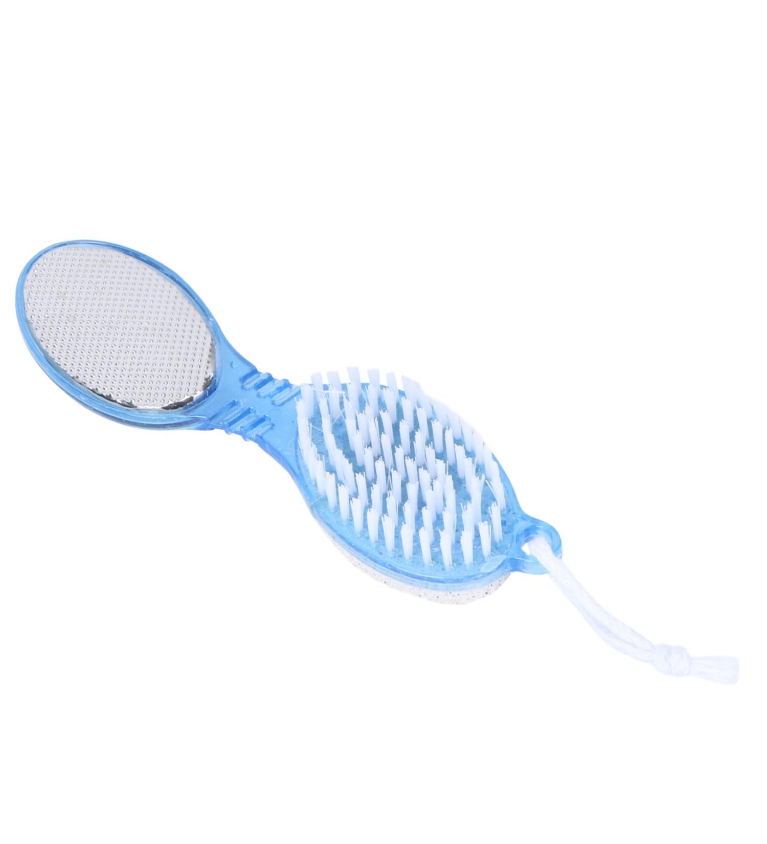 Ipetboom Foot Scrub 4 1 Handle Nail Brush Pedicure Foot File Foot Scrubber Stone Foot Exfoliator Nails Cleaner Foot Pumice Fingernail Scrub Brush Pumice Stone Callus Nail File Exfoliating - Buy Online on GoSupps.com