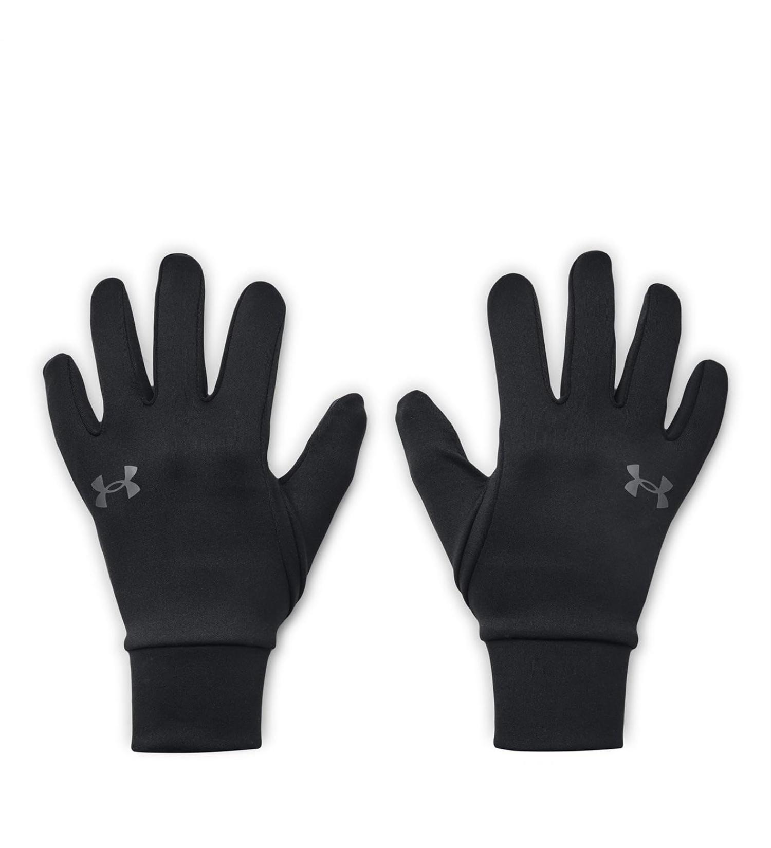 Under Armour Boys UA Storm Liner Full Finger Gloves YLG - Black | Premium Winter Protection - Buy Online on GoSupps.com