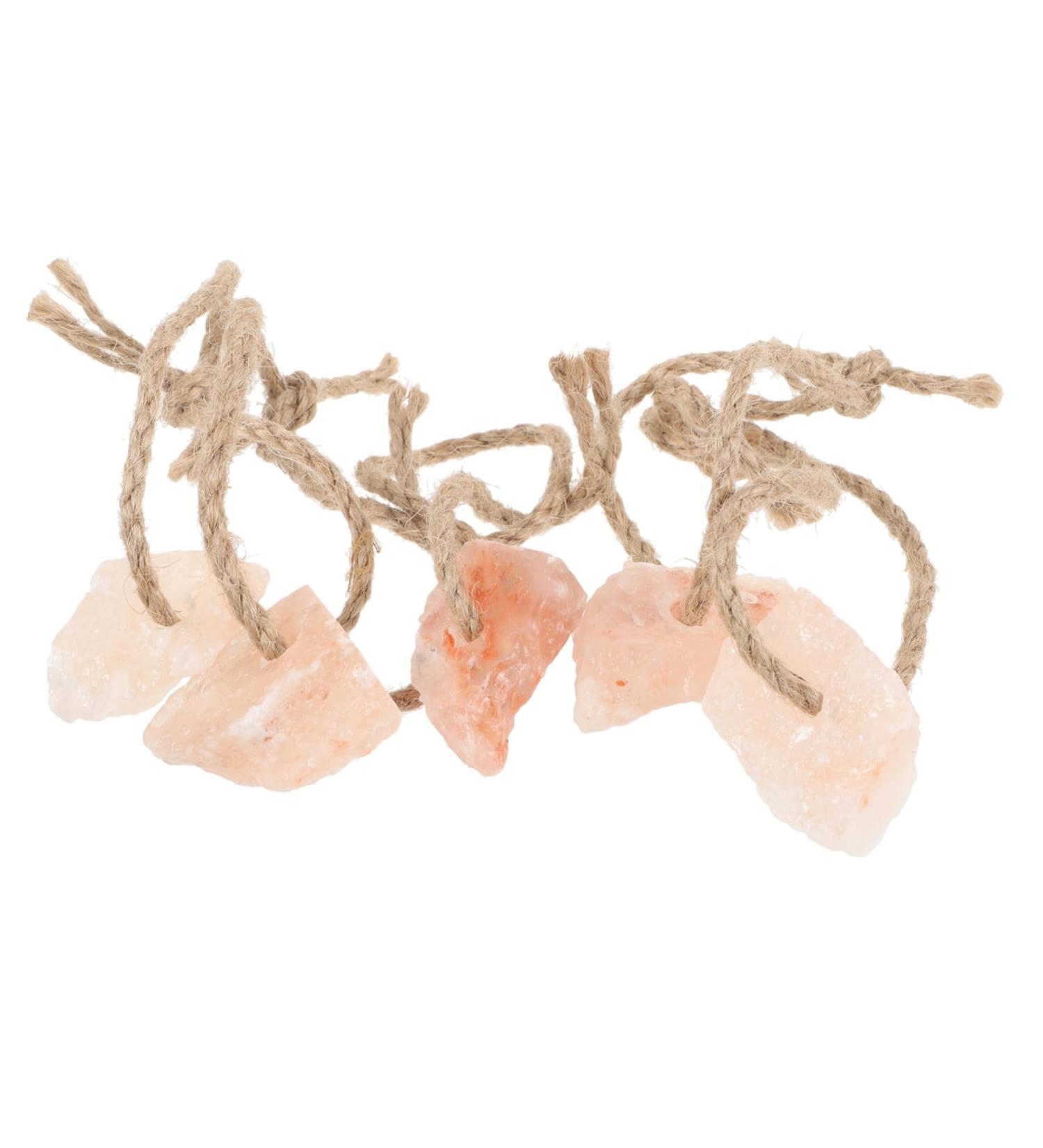 Levemolo 5pcs Animals Salt Cattle Salt Lick Salt for Animals Licking Salt Brick Pet Rope - Buy Online on GoSupps.com