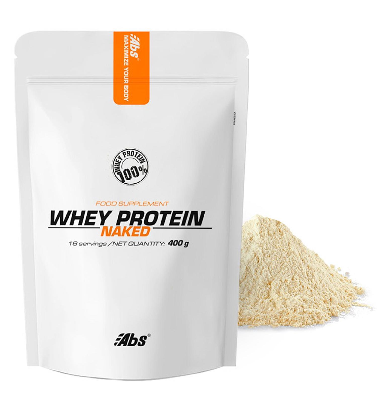  Ab's MAXIMIZE YOUR BODY NAKED WHEY PROTEIN * 16 servings / 400 g * Sports performance (muscle mass) * Satisfied or money back guarantee * Made in France - Buy Online on GoSupps.com