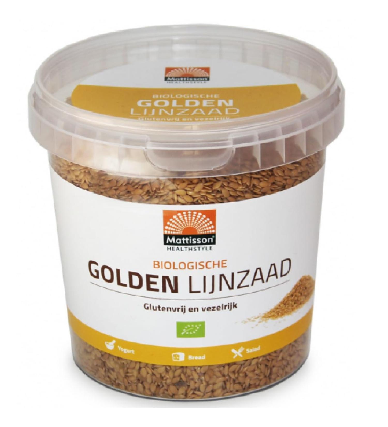 Mattisson Organic Gold Flaxseed Omega 3, 500g, 1 unit