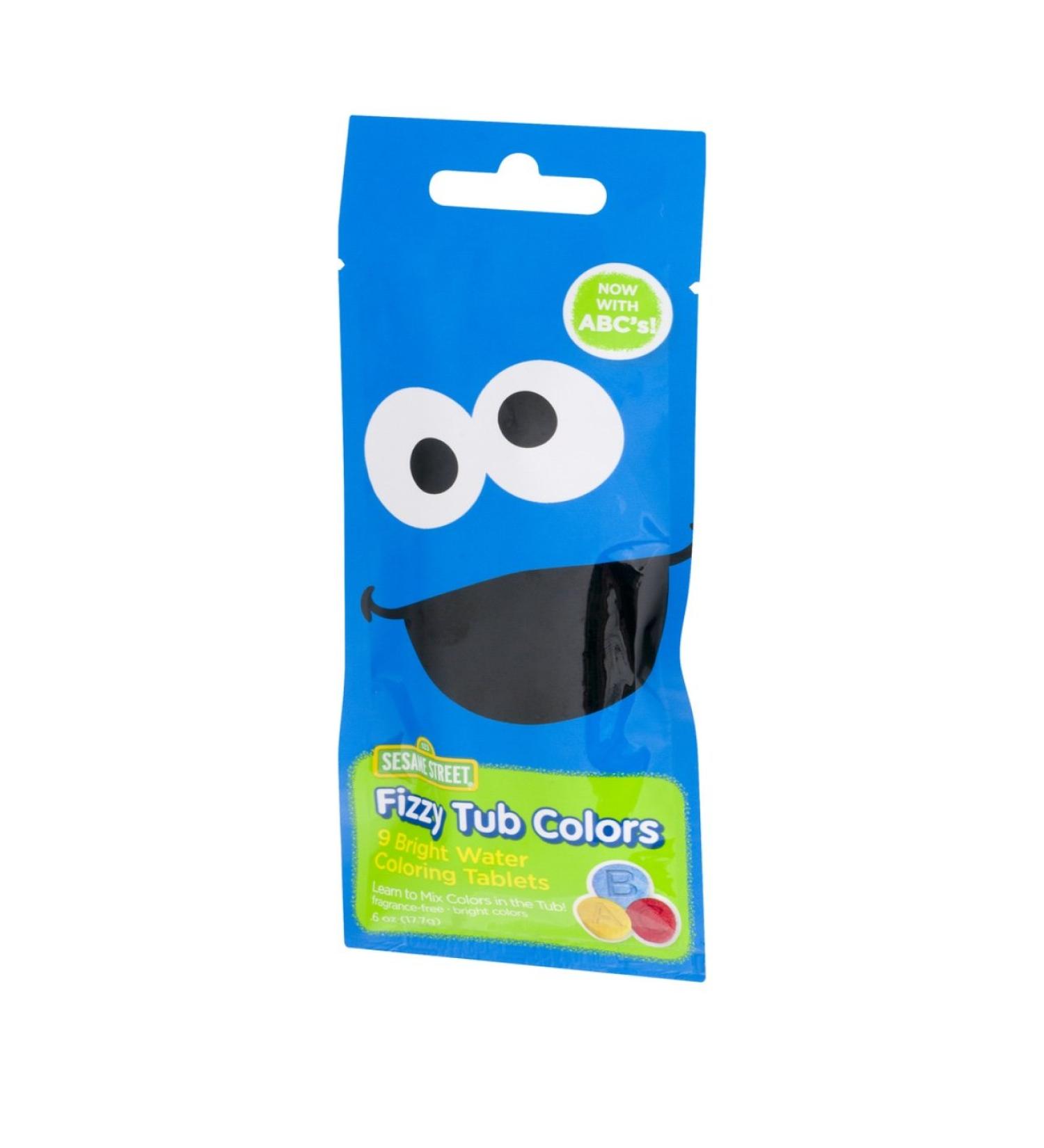 Sesame Street Tub Colors  Fizzy  9 ct. (1 Package)