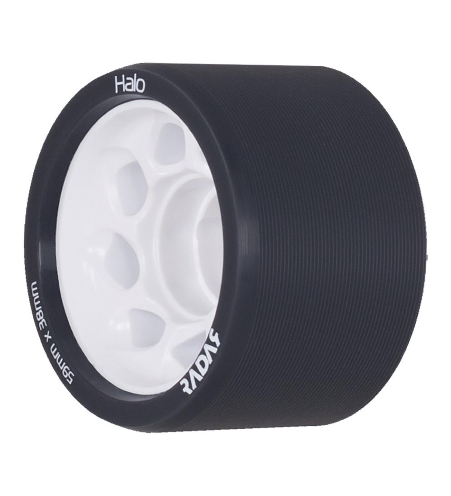 Radar Wheels Halo Roller Skate Wheels - 4 Pack White 38mm x 59mm - Buy Online on GoSupps.com