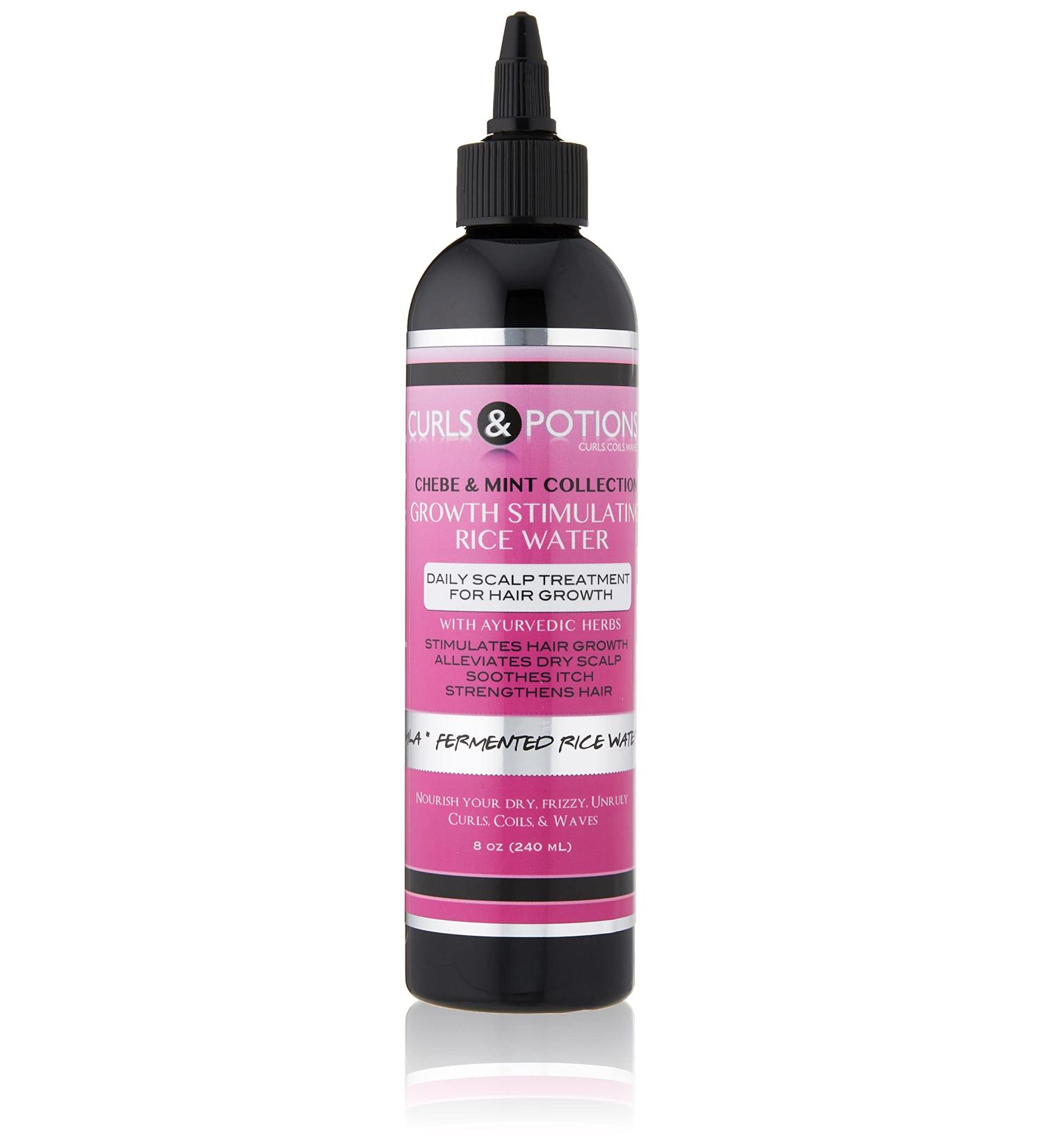 Curls & Potions Chebe Rice Water with Chebe Powder for Hair Growth - 8oz - Buy Online on GoSupps.com