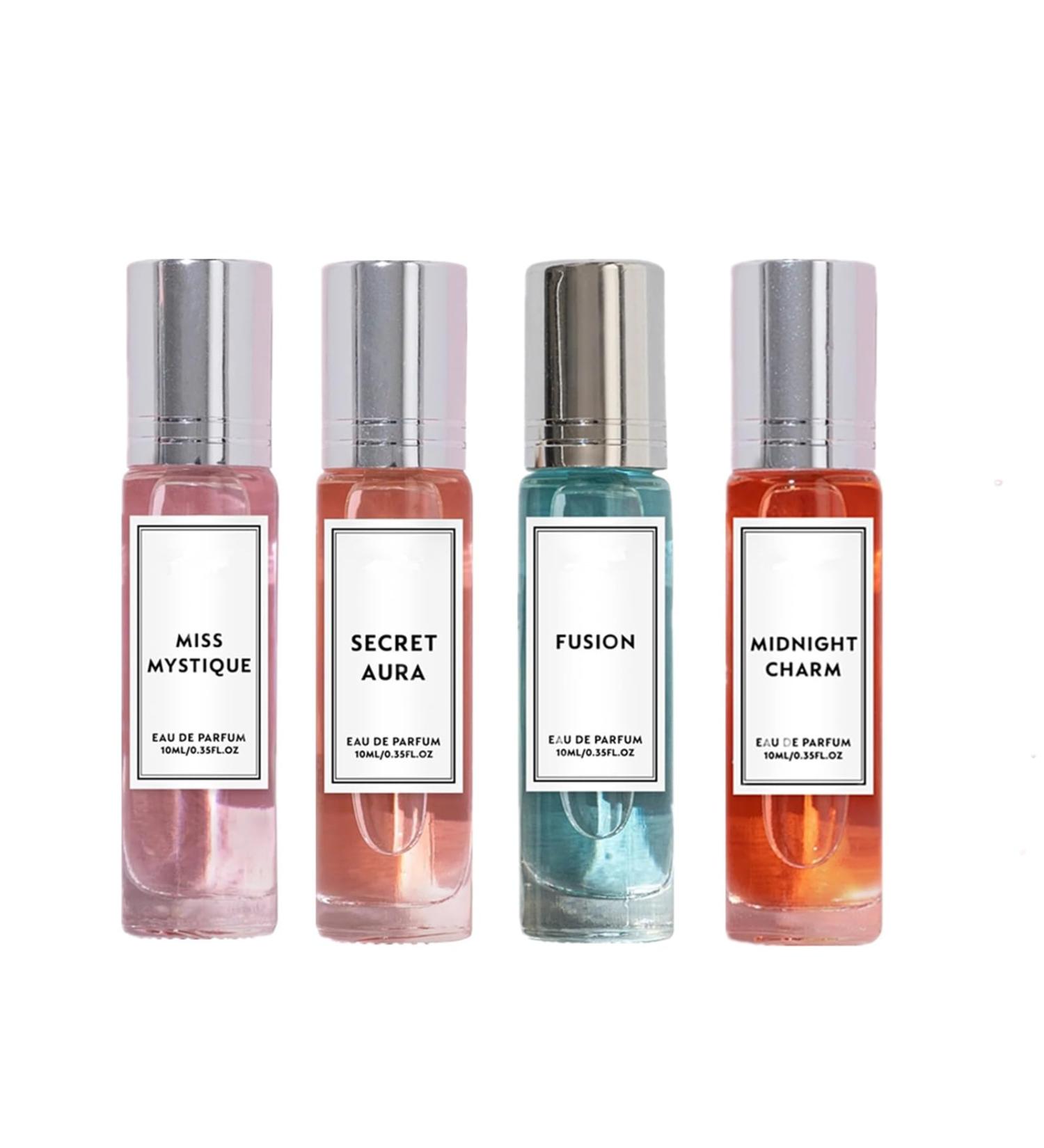 Women's Pheromone Perfume Collection Pheromones Perfumes for Women Roll On Pheromone Perfume for Women Enhanced Scents Long-Lasting Portable (4PACK-H) - Buy Online on GoSupps.com