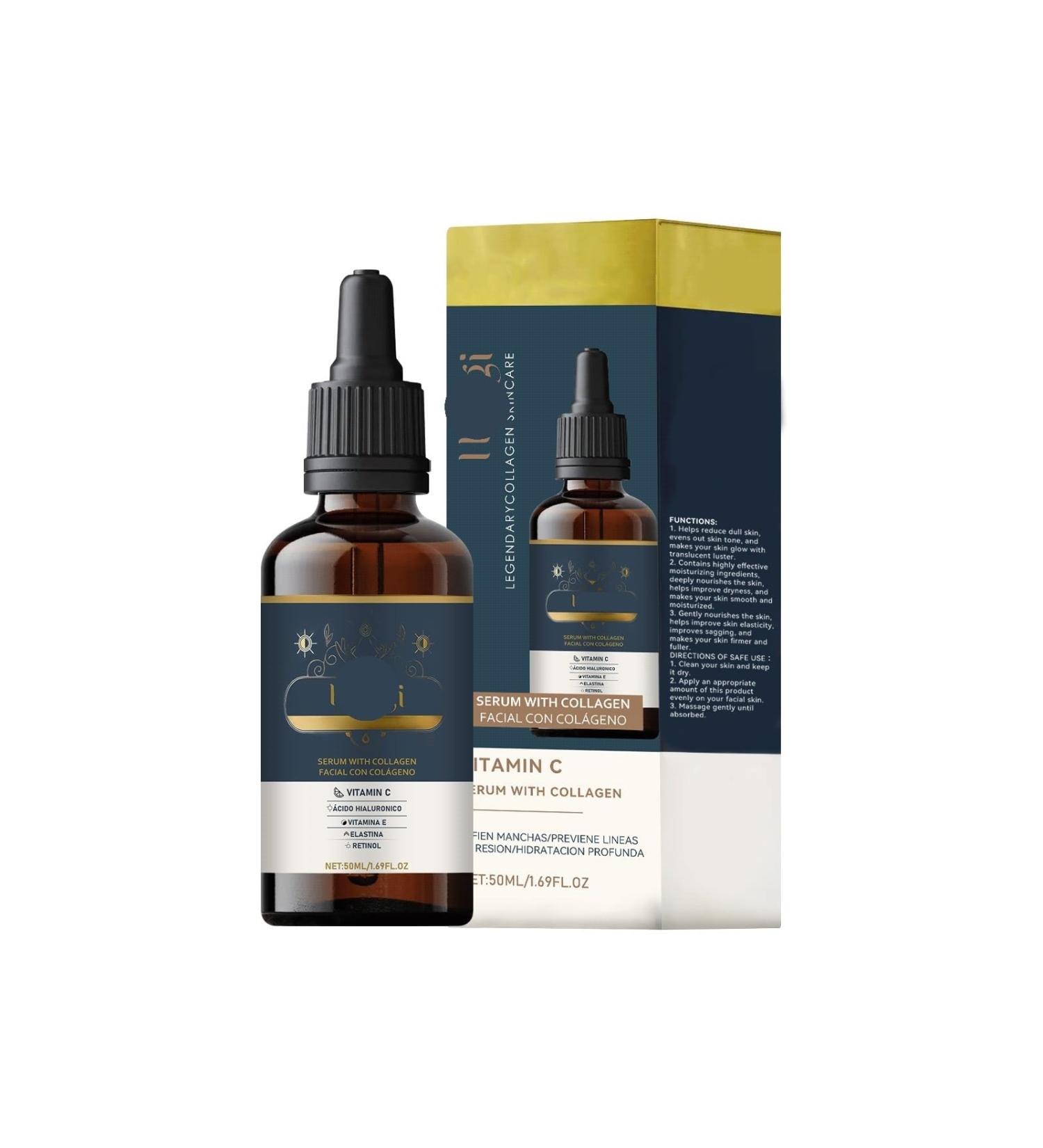 TS TAC-SKY Collagen Firming Facial Serum - Hydrating Moisturizer For Skin Elasticity Radiance & All-Day Moisture Easy To Use(2PCS) - Buy Online on GoSupps.com
