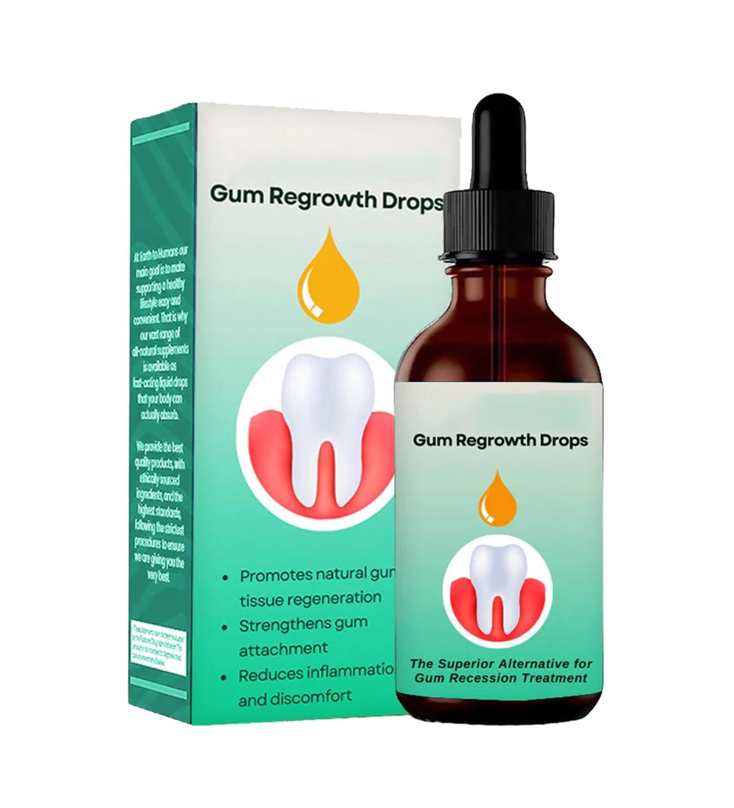 DentiZen Gum Regrowth Drops Gum Treatment for Receding Gums Rejuvenate Your Gums with Ease (1pcs) - Buy Online on GoSupps.com