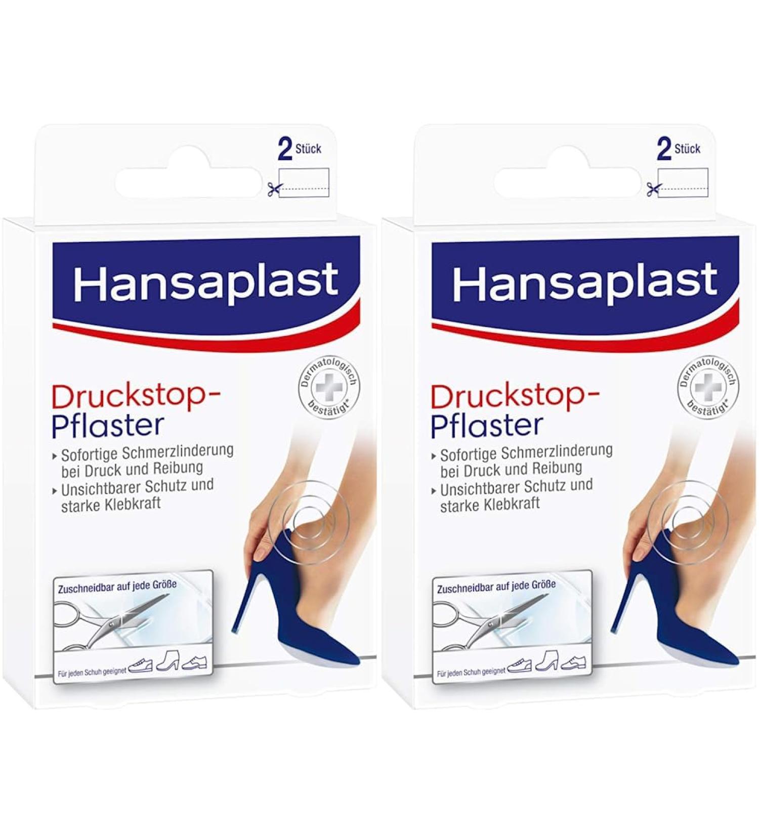 Hansaplast Pressure Stop Patch - Transparent Pressure Point Patches for Immediate Pain Relief (2 Pack) | Prevent Blisters & Bubbles - Buy Online on GoSupps.com
