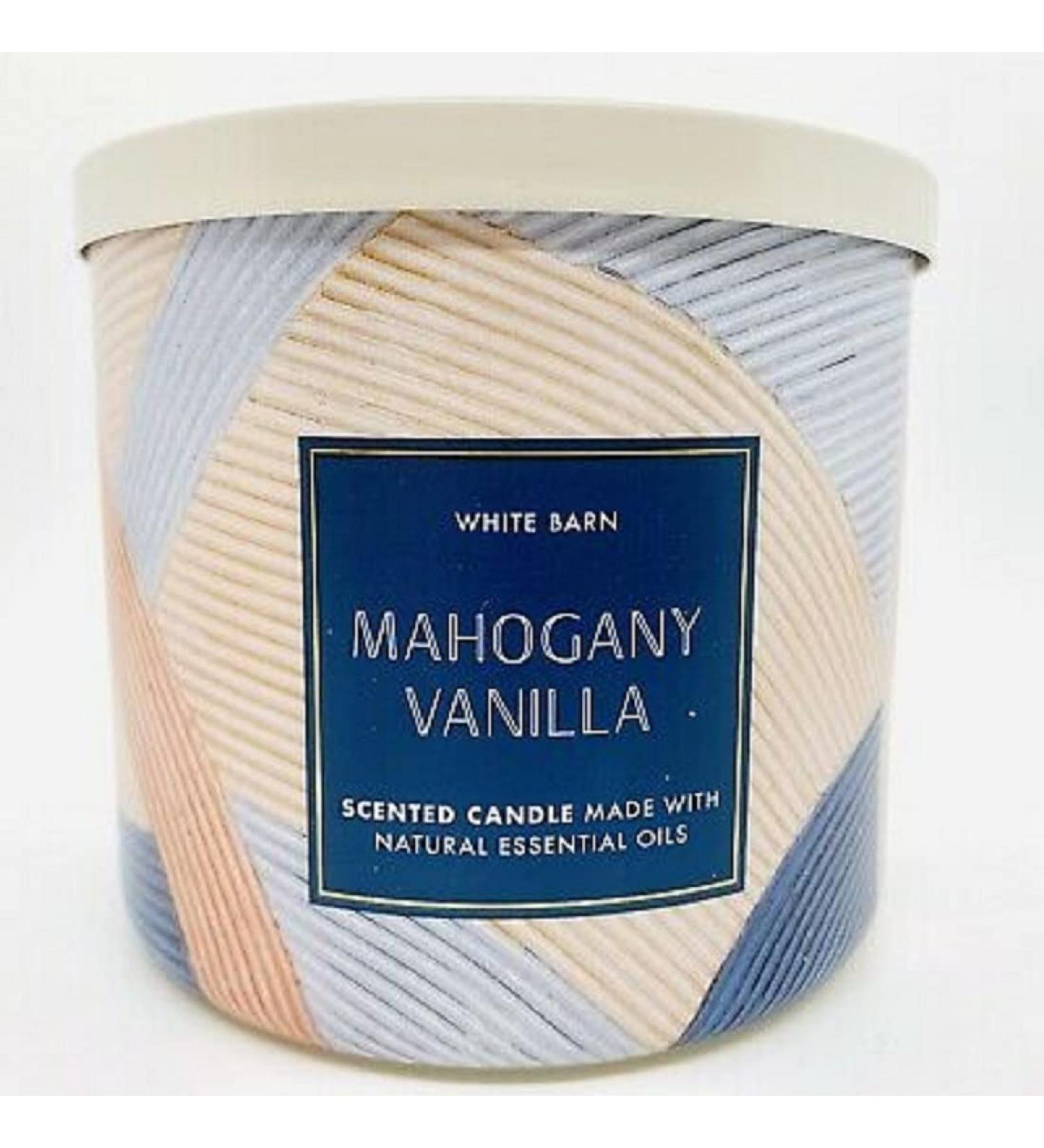 Buy Bath & Body Works Mahogany Vanilla 3-Wick Candle w/Essential Oils - 14.5 oz | Spring 2022 Scents | International Shipping Available - Buy Online on GoSupps.com