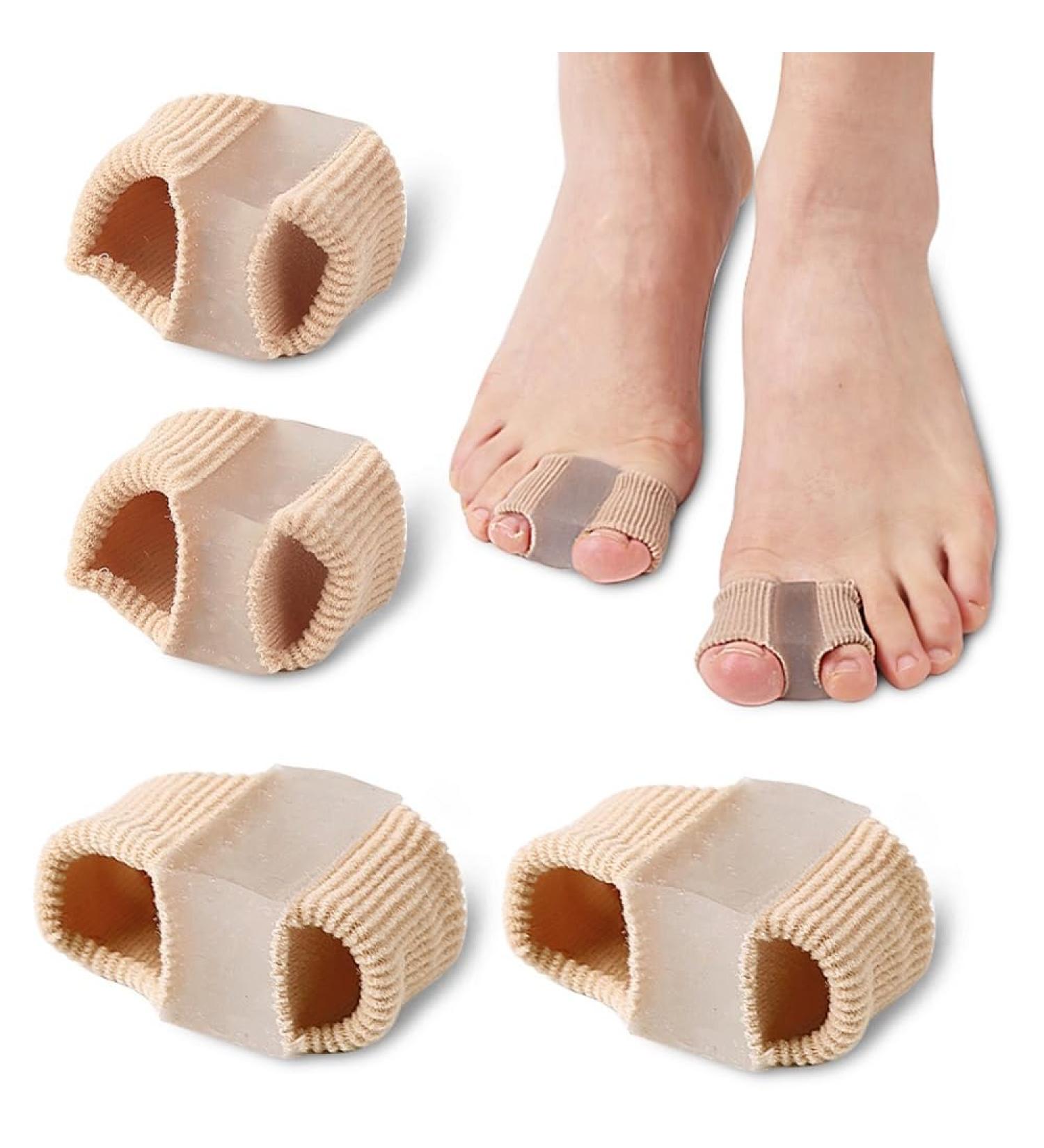 JS Shield Ball Toe Correction & Hammer Toe Gel Spreader - 2 Pairs for Effective Relief & Comfort - Buy Online on GoSupps.com