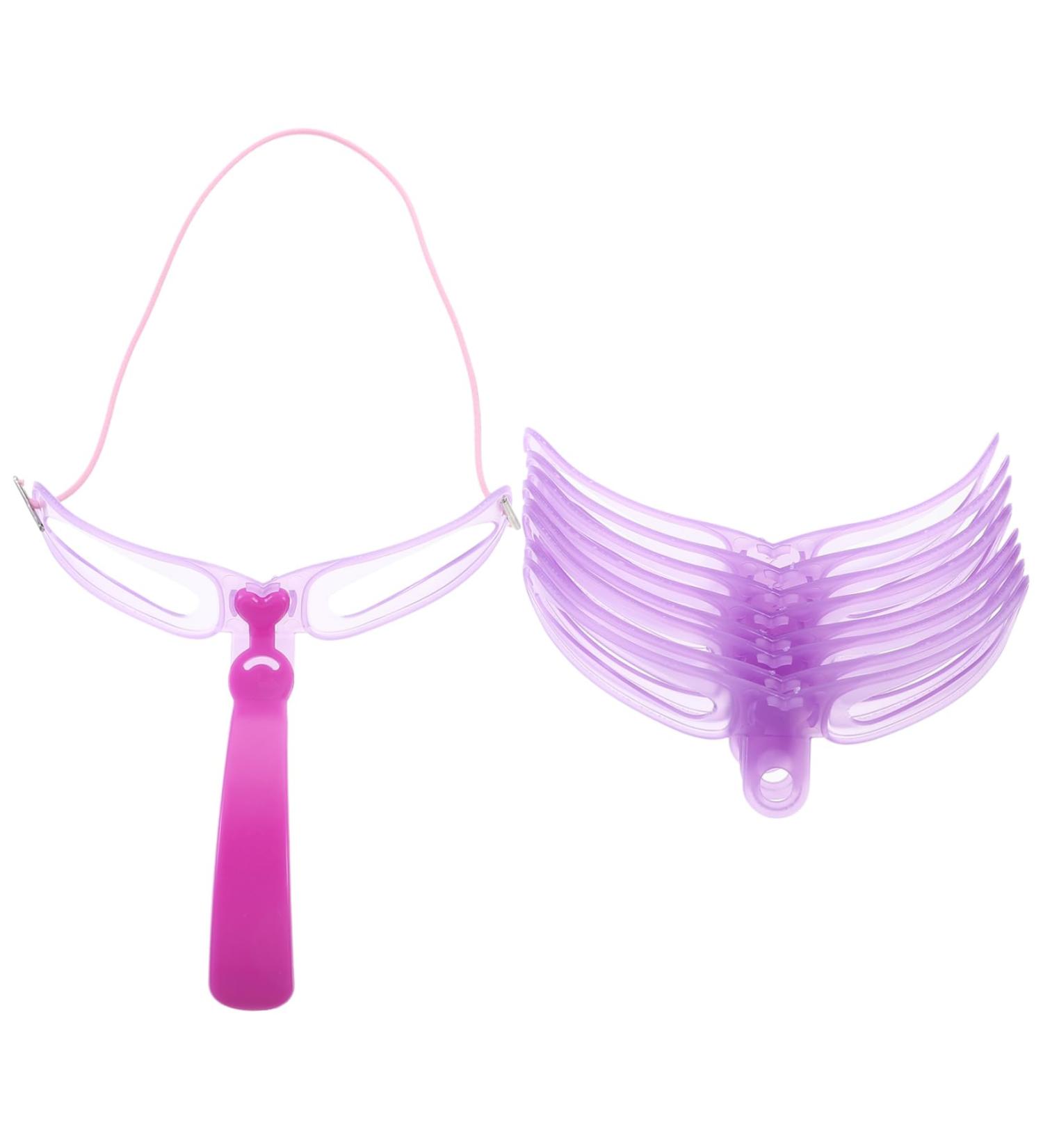 FOMIYES Brow Template 2pcs set Pencil Stamp Stereo Handle Shaping Suit Eyebrow Women Full Tool Maquillaje Kit Stencils - Buy Online on GoSupps.com