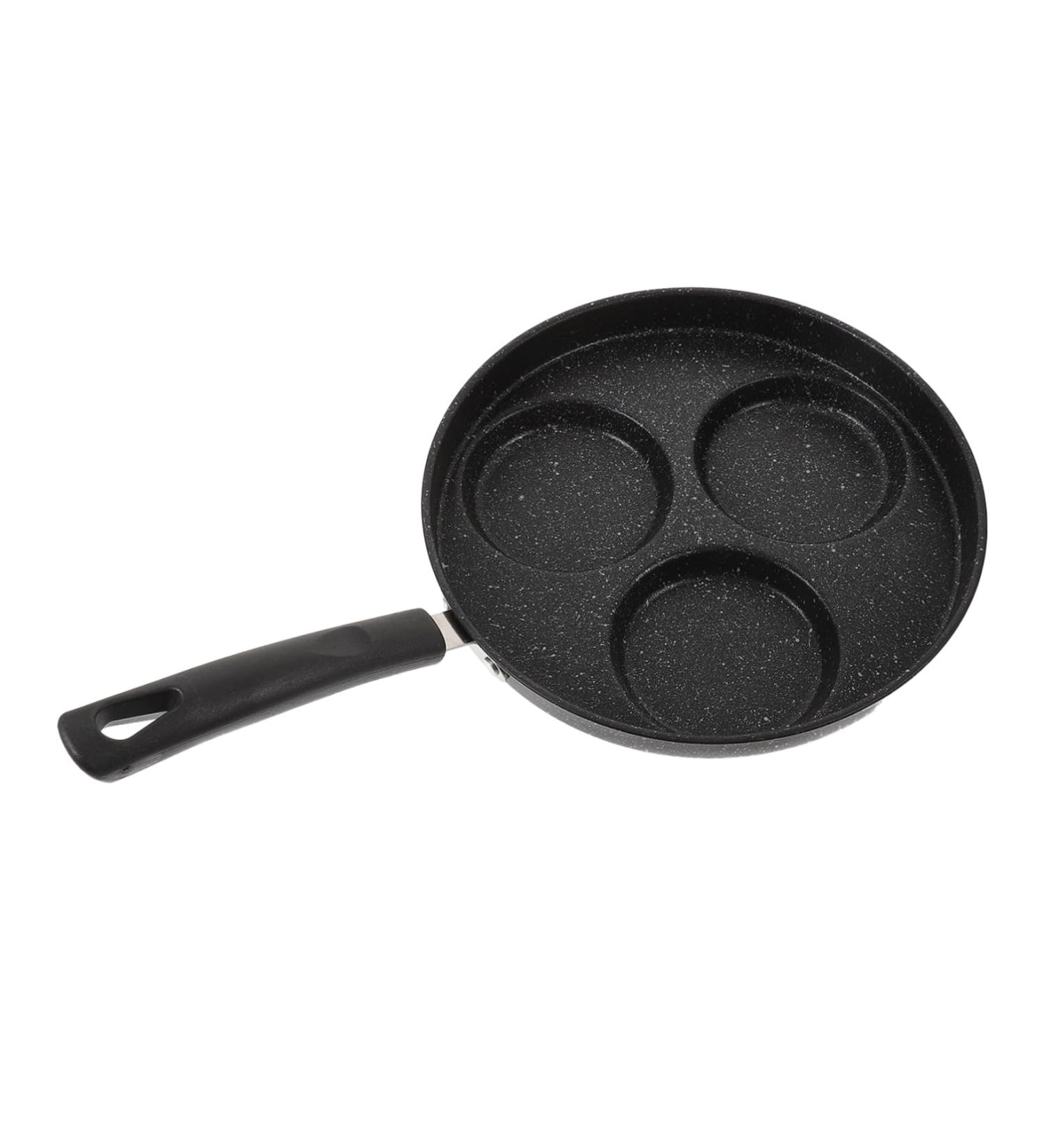 Milisten 2 Pcs Omelet Pan Induction Cooker Pan Mini Skillet Egg Frying Pan Breakfast Skillet Pan Heart Shaped Kitchenware Ceramic Bakeware Omelette Pan 3 Egg Burger Plate Multifunction Iron 39X22X3cmx2pcs Blackx2pcs - Buy Online on GoSupps.com