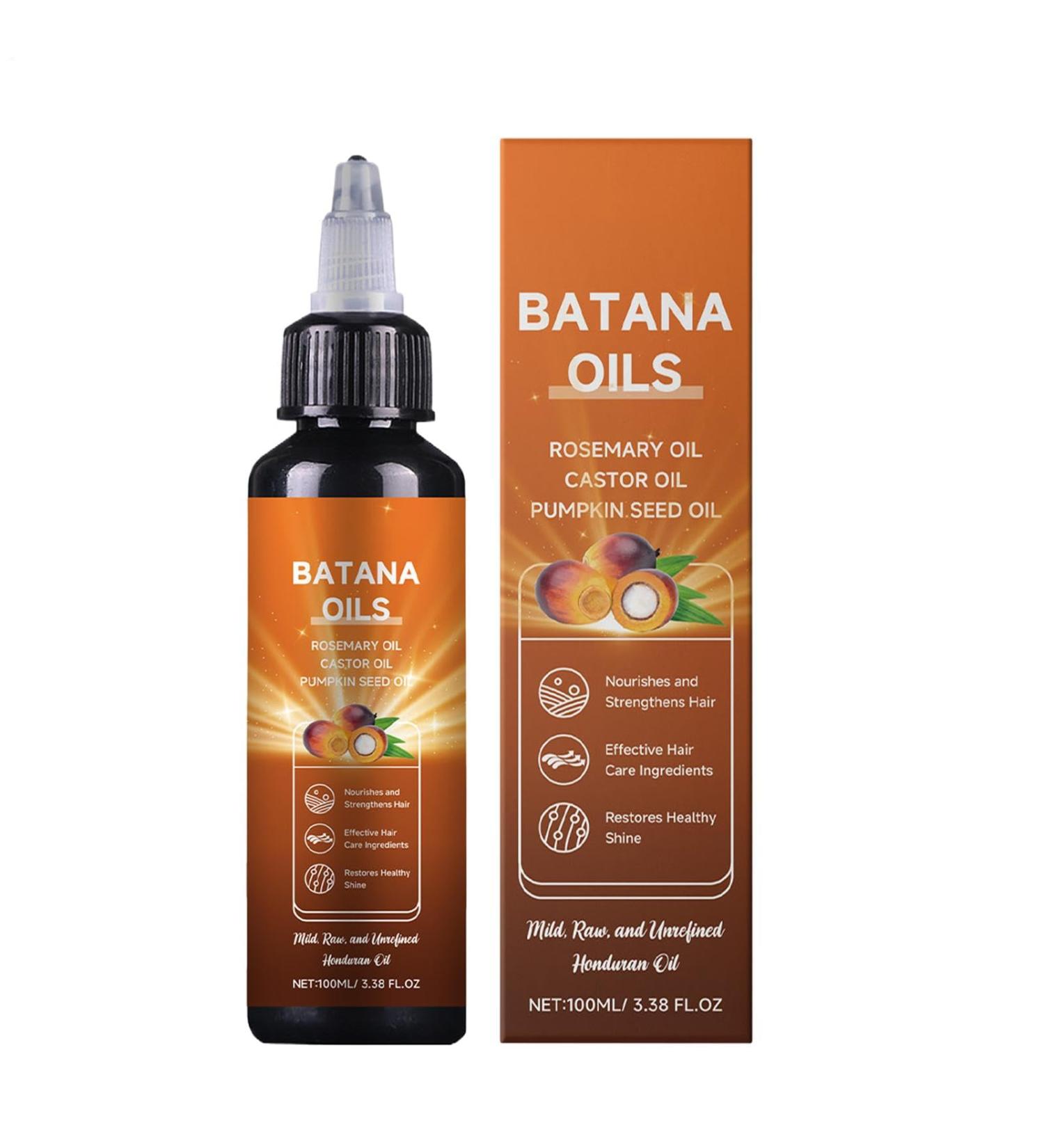 Sulxyi BatanaOil hair organic hair growth hair thickening oil strengthening hair oil raw BatanaOil organic and raw formula strengthens and thickens hair for women and men - Buy Online on GoSupps.com