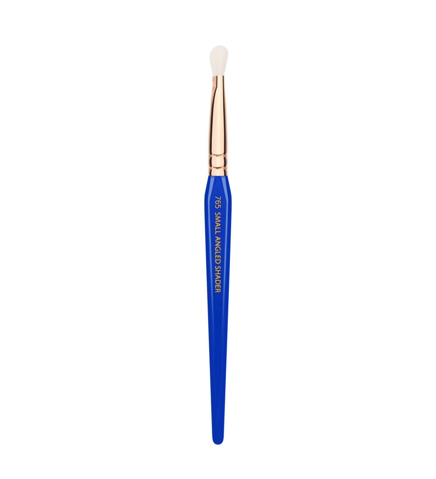 Bdellium Tools Golden Triangle 765 Small Angled Shader Brush - Vegan Soft Synthetic Fiber for Flawless Eye Shadow Application - Professional Makeup Tool (Blue 1pc - Buy Online on GoSupps.com