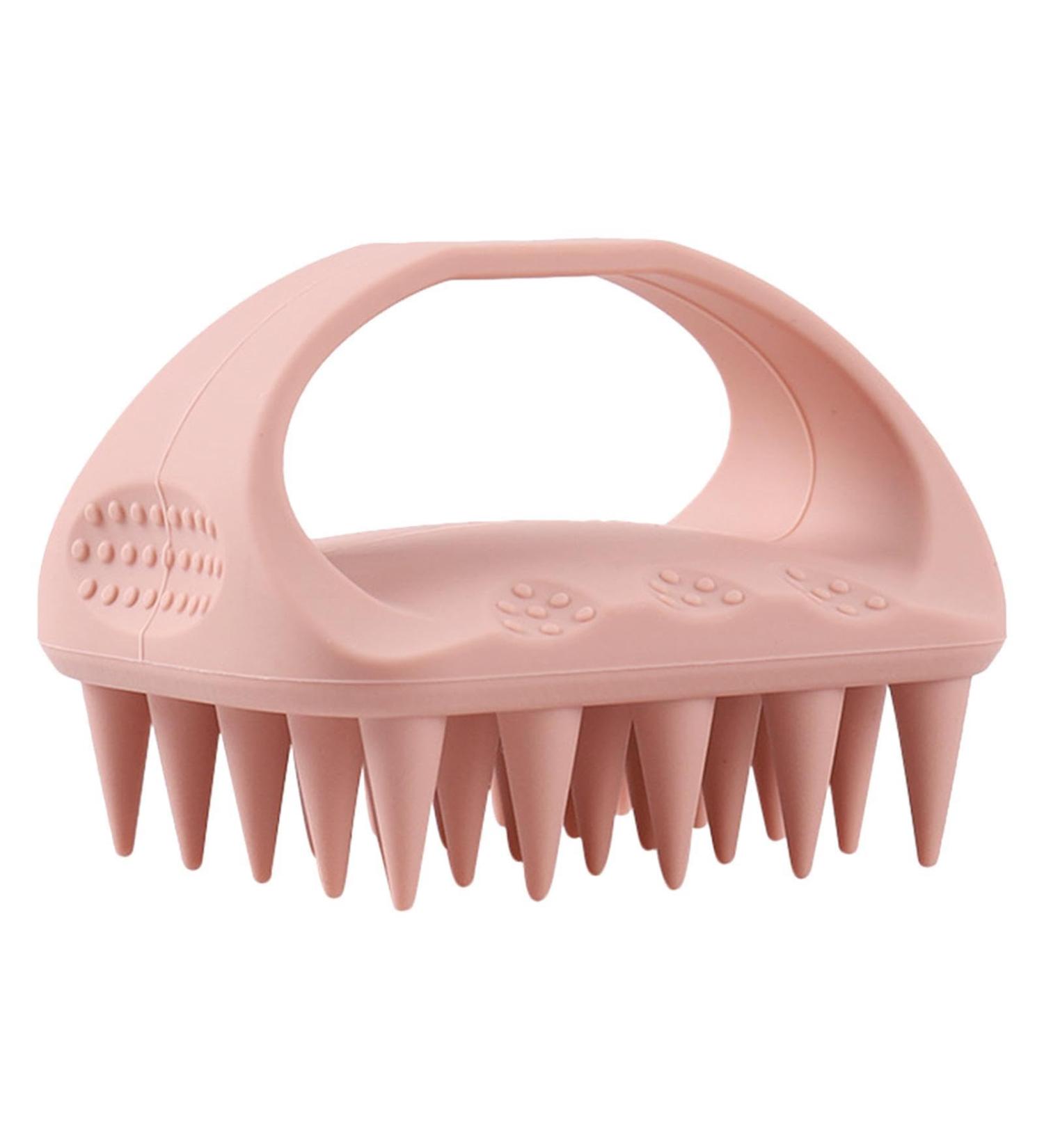 Buy Double-Sided Credit Massage Brush - Portable Silicone Scalp Massager for Men & Women - Wet & Dry Hair Care Device - Buy Online on GoSupps.com