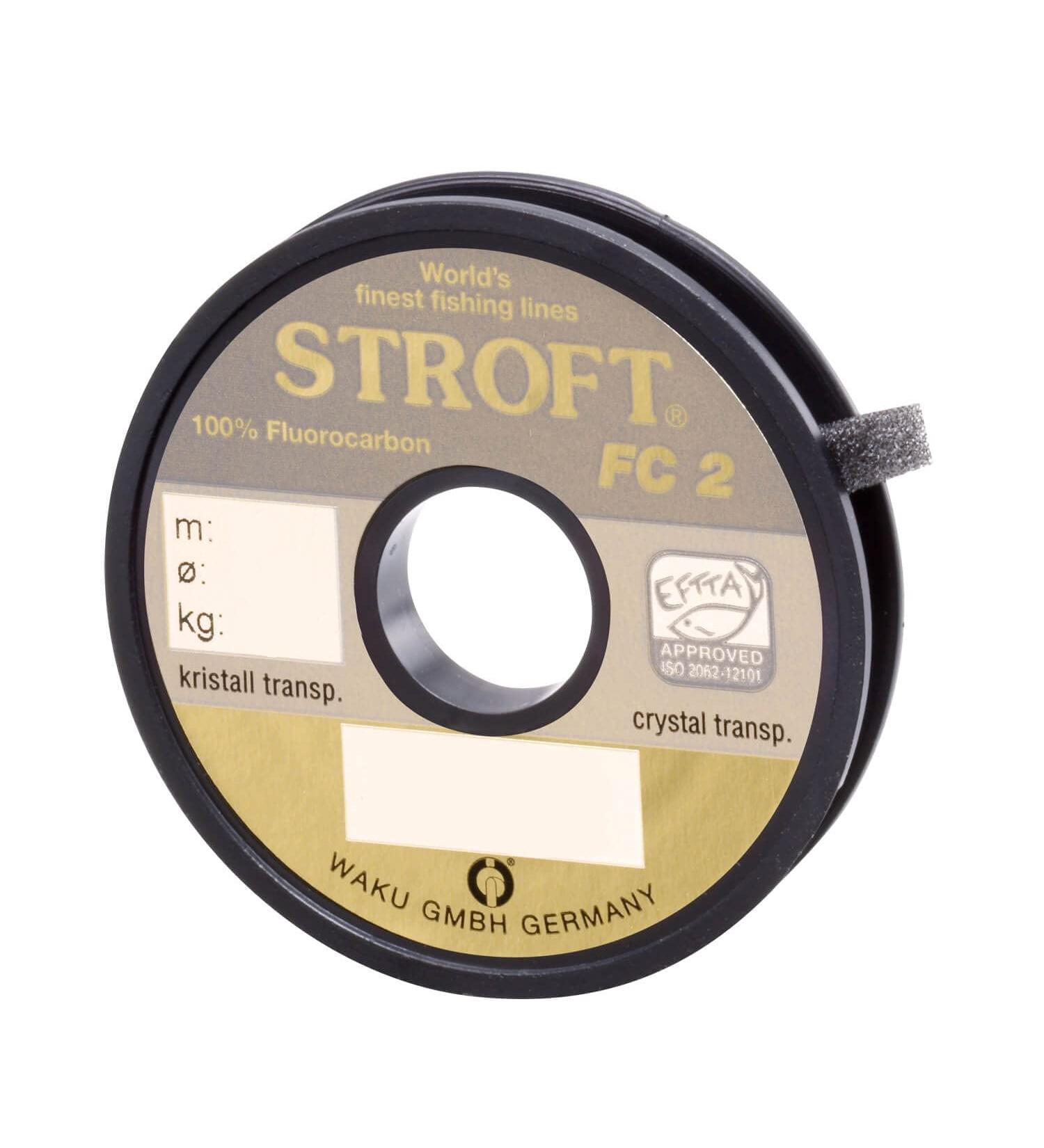 Buy WAKU STROFT FC2 Fluorocarbon Line 25m - 0.150mm 2kg | International Shipping Available - Buy Online on GoSupps.com