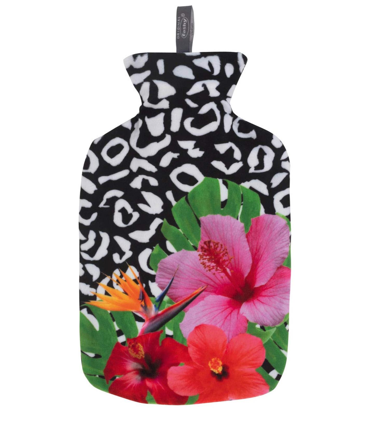 Fashy 67356 22 Hot Water Bottle with Colorful Printed Cover - 2L | International Shipping Available - Buy Online on GoSupps.com