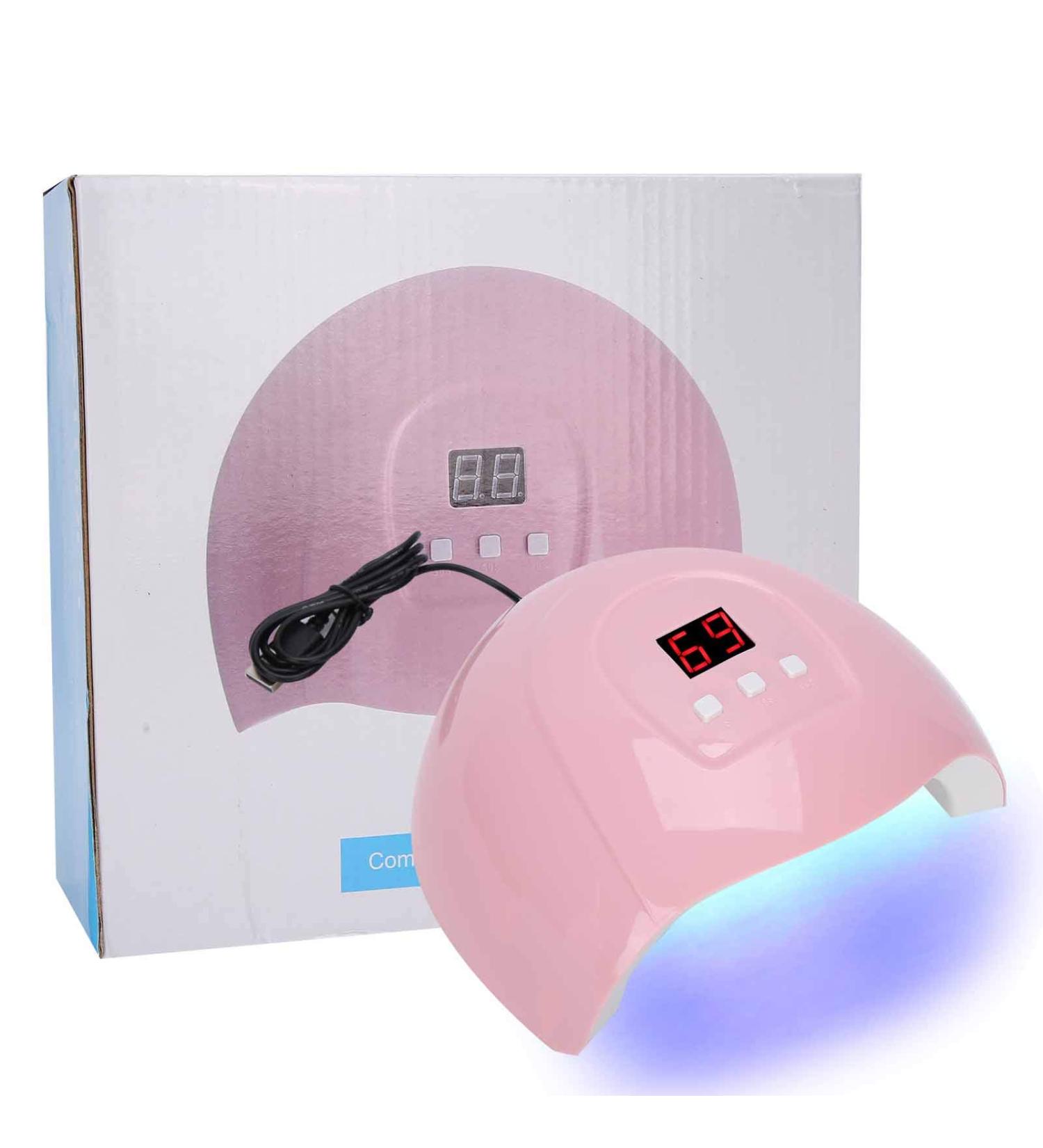 Portable Nail Dryer - 54W UV Lamp with 18 LED Lights & 3 Timer Settings | Quick Drying for Home & Professional Use - Buy Online on GoSupps.com