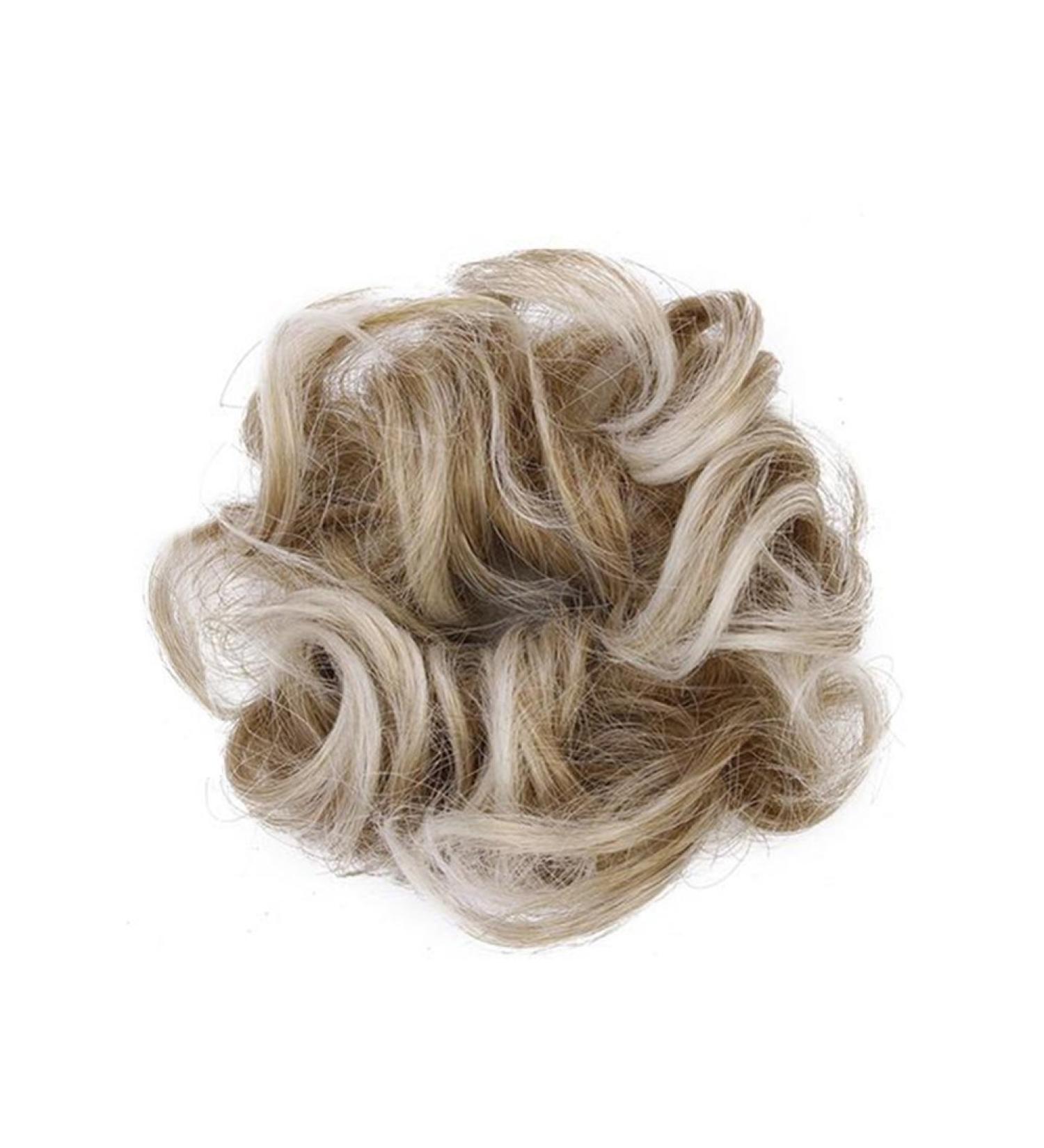 Frcolor Hair Tie Hairpiece - Synthetic Wavy Bun Extensions for Updos | International Shipping - Buy Online on GoSupps.com