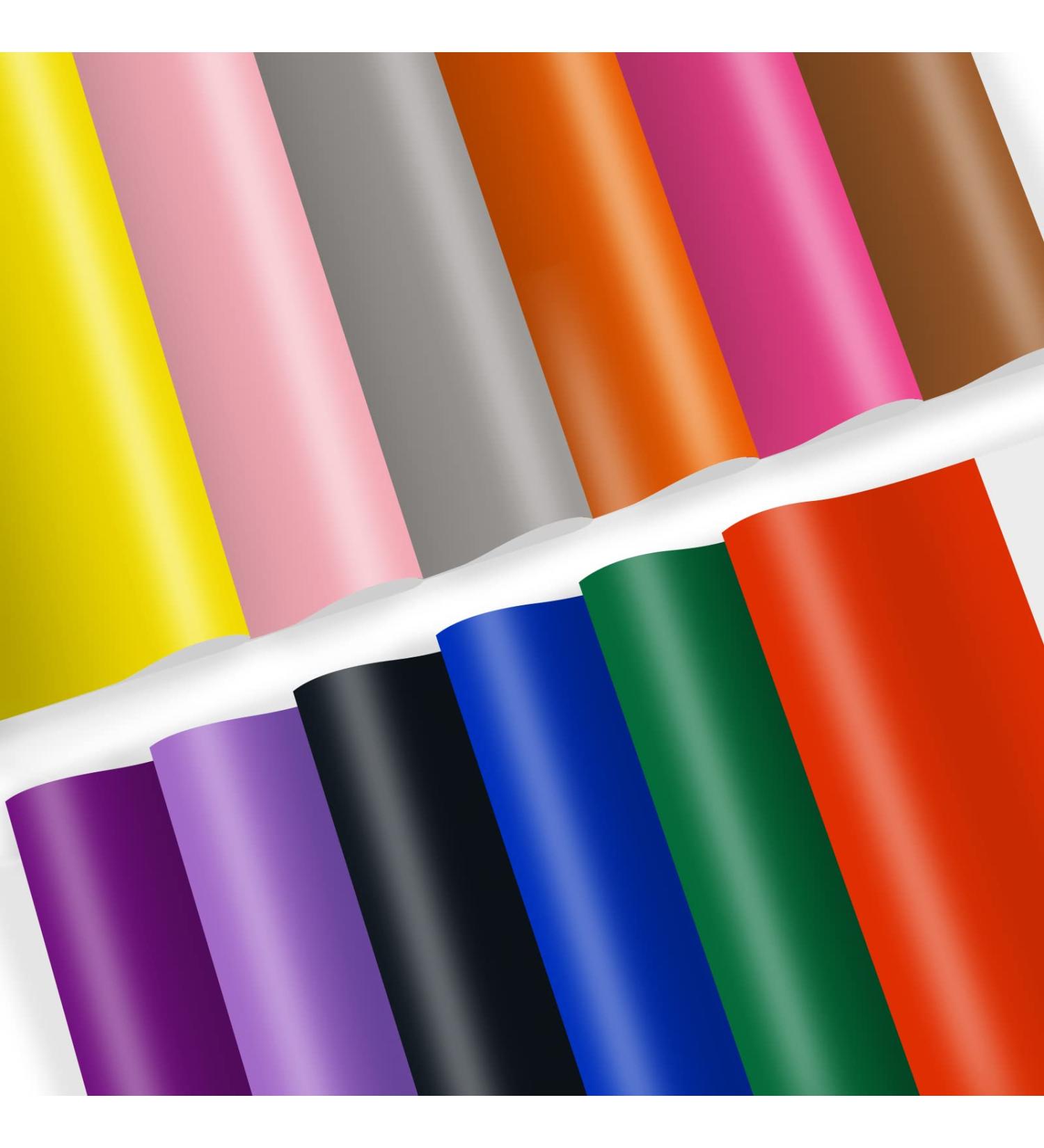 KASYU Mug Press Infusible Ink Transfer Sheets Bundle - 12 Solid Color Pre-Printed Sublimation Sheets - 12x11.8 Inch - Perfect for Poly Fabric/Coaster - Cricut Compatible - Buy Online on GoSupps.com