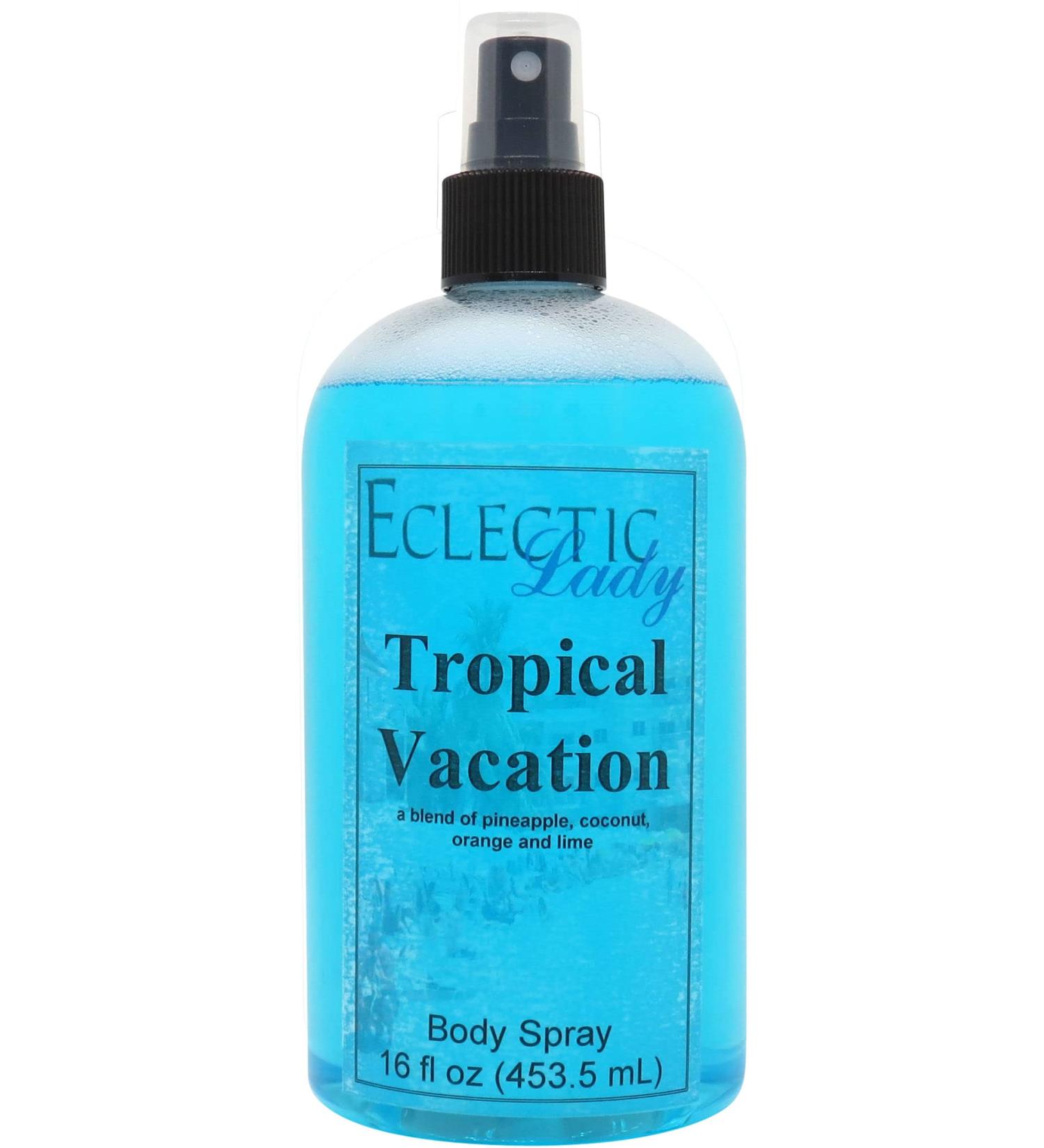 Tropical Vacation Body Spray 16 ounces Body Mist for Women with Clean Light & Gentle Fragrance Long Lasting Perfume with Comforting Scent for Men & Women Cologne with Soft Subtle Aroma For Daily 16 Fluid Ounces - Buy Online on GoSupps.com