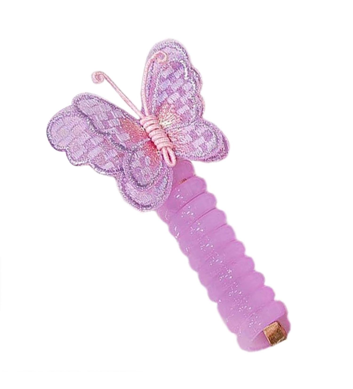 Telephone Cord Hair Tie Ponytail Hair Tie Ponytail Holders Hair Elastics Stylish Hair Tie Hair Bands For Trendy Hairstyles Purple - Buy Online on GoSupps.com