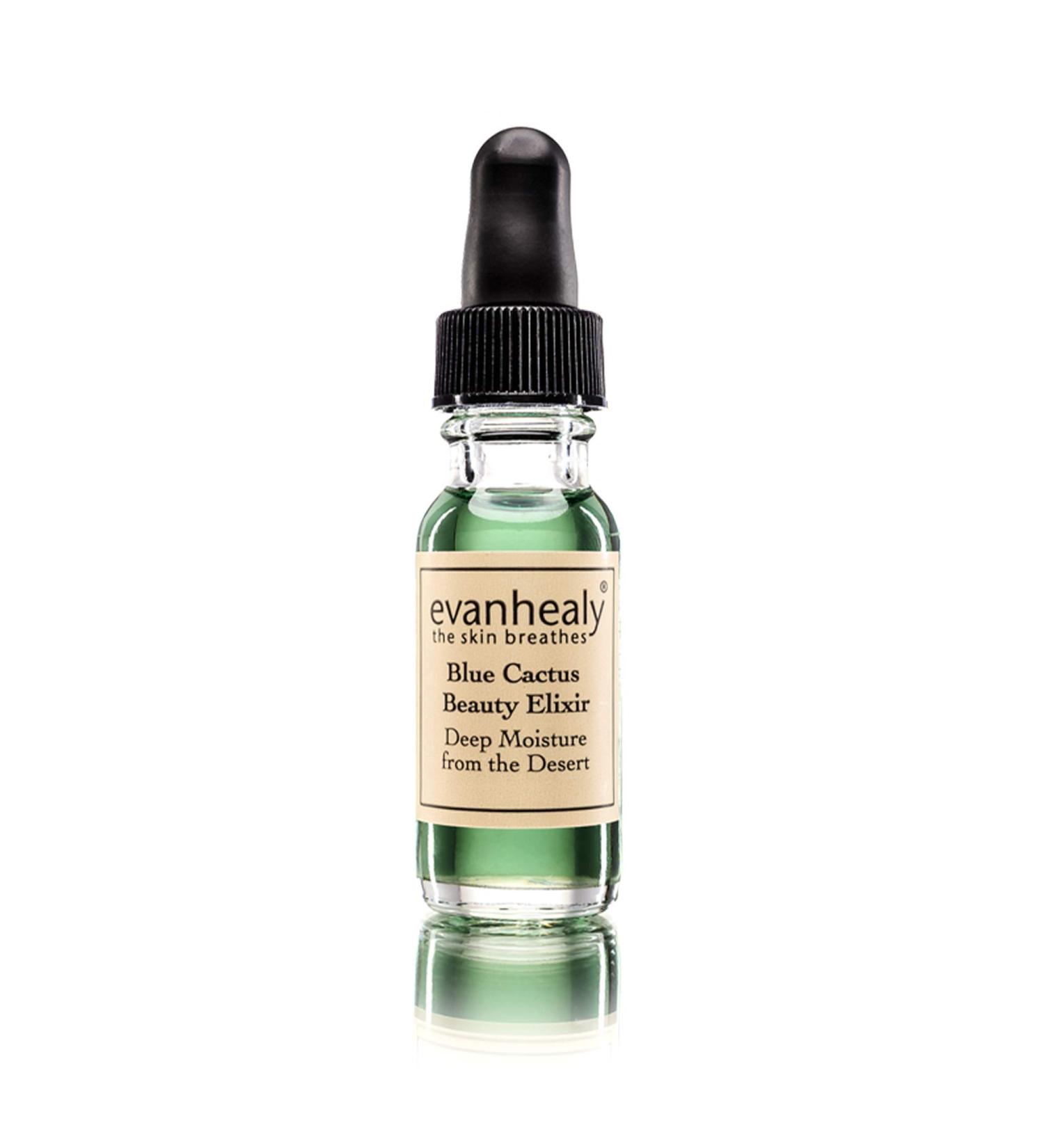 evanhealy Blue Cactus Beauty Elixir | Organic Jojoba & Prickly Pear Oils | Soothing & Illuminating Serum for All Skin Types - Buy Online on GoSupps.com