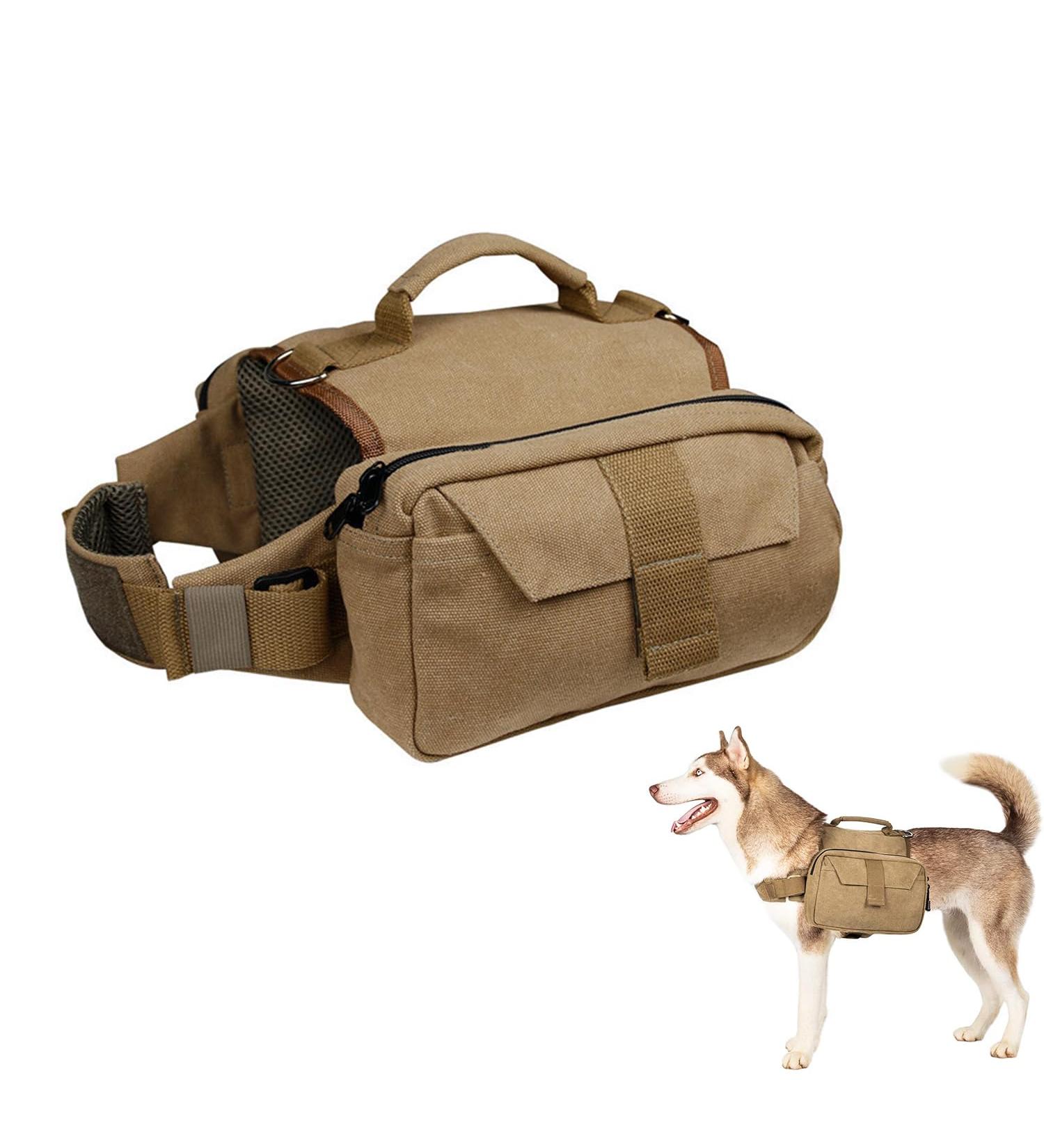 Buy Dilireba Tactical Dog Harness & Backpack for Large Dogs - Perfect for Camping Hiking & Travel - Buy Online on GoSupps.com