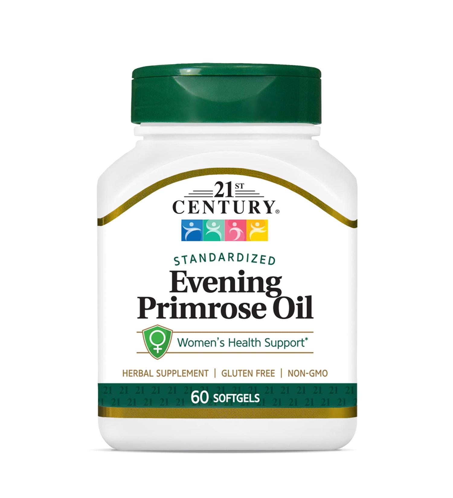 21st Century Evening Primrose Oil - Women's Health Support, 60 Softgels - Buy Online on GoSupps.com