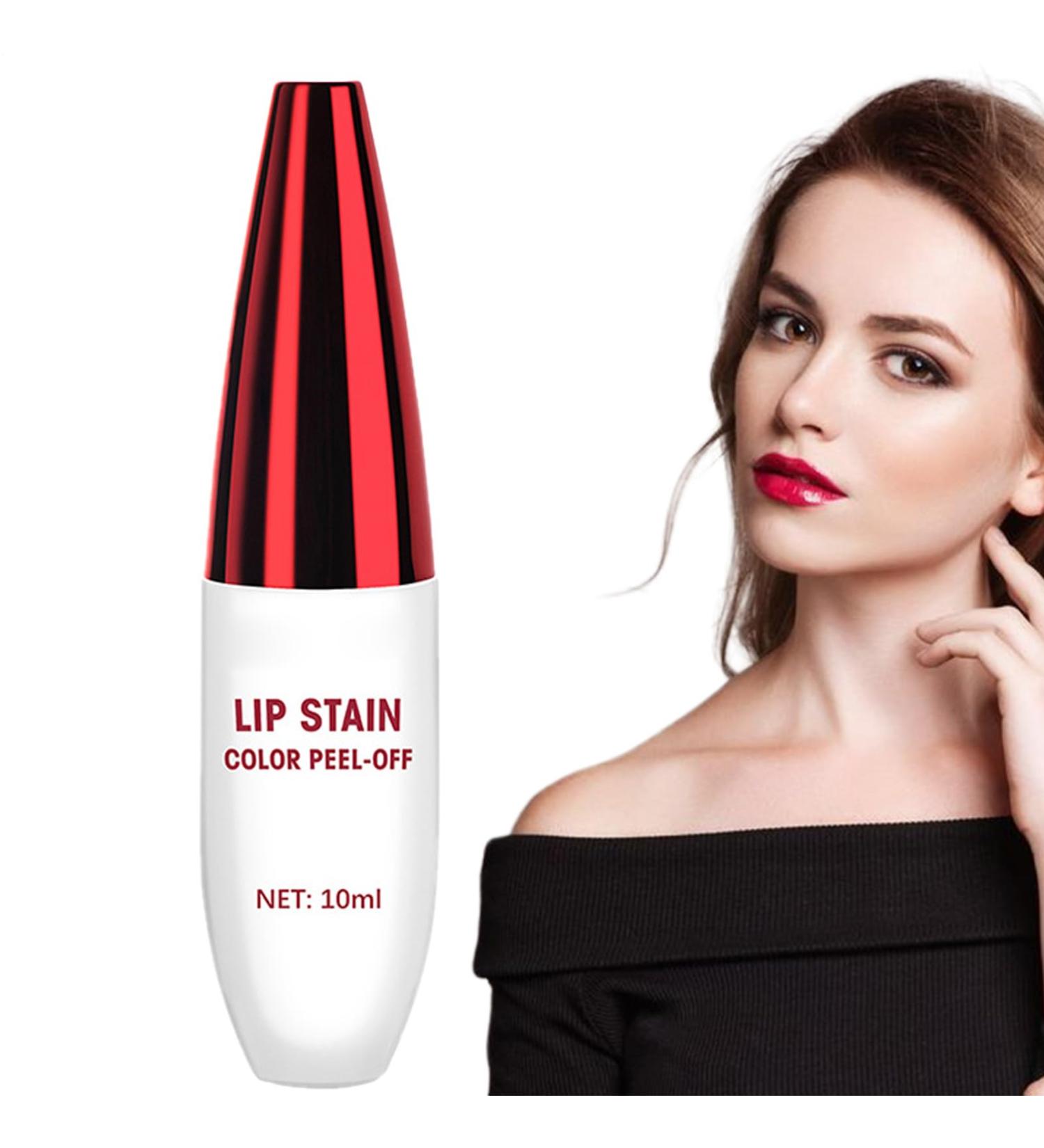 Peel Off Lipstick for Women Waterproof Lip Liner Gloss Removable Waterproof 1 - Buy Online on GoSupps.com