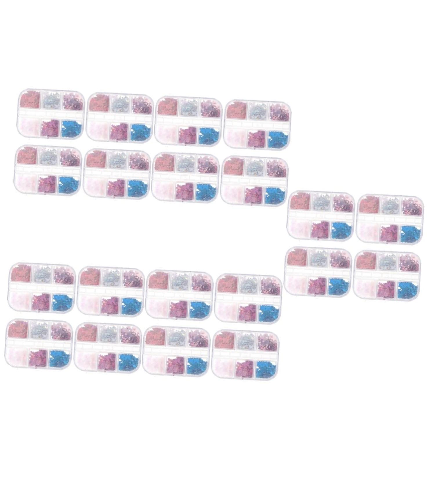 FRCOLOR 20 Boxes Nail Butterfly Sequins Butterfly Nail Confetti Butterfly Nails Nail Rhinestone Nail Glitter Flakes Nail Art Crystal Rhinestones PVC Accessories - Buy Online on GoSupps.com