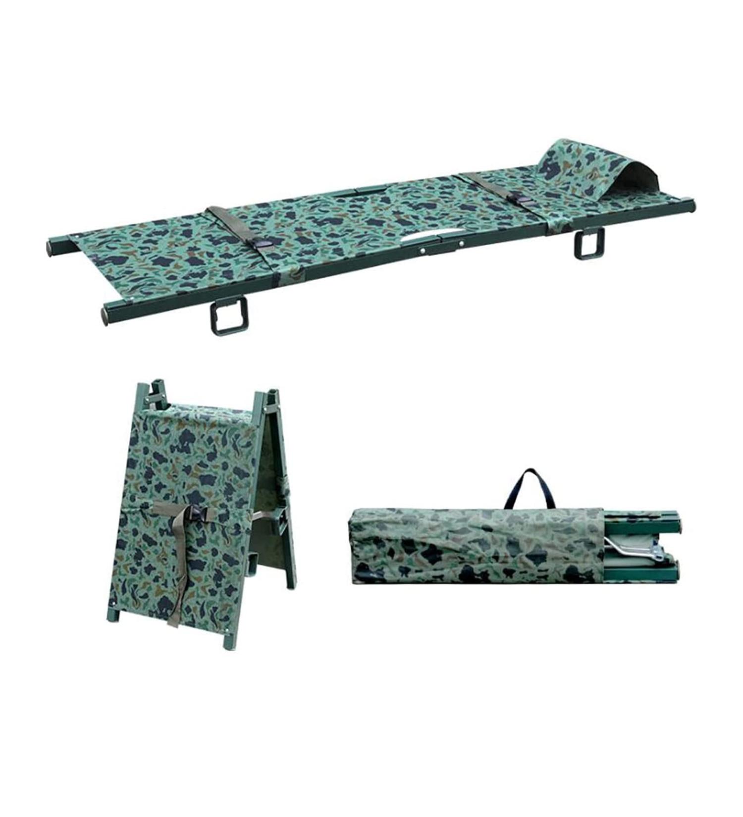 Multifunction Emergency Rescue Stretcher Foldable Oxford Leather Back Stretcher Patient Transport Telescopic Stretcher for Sports Fields - Buy Online on GoSupps.com