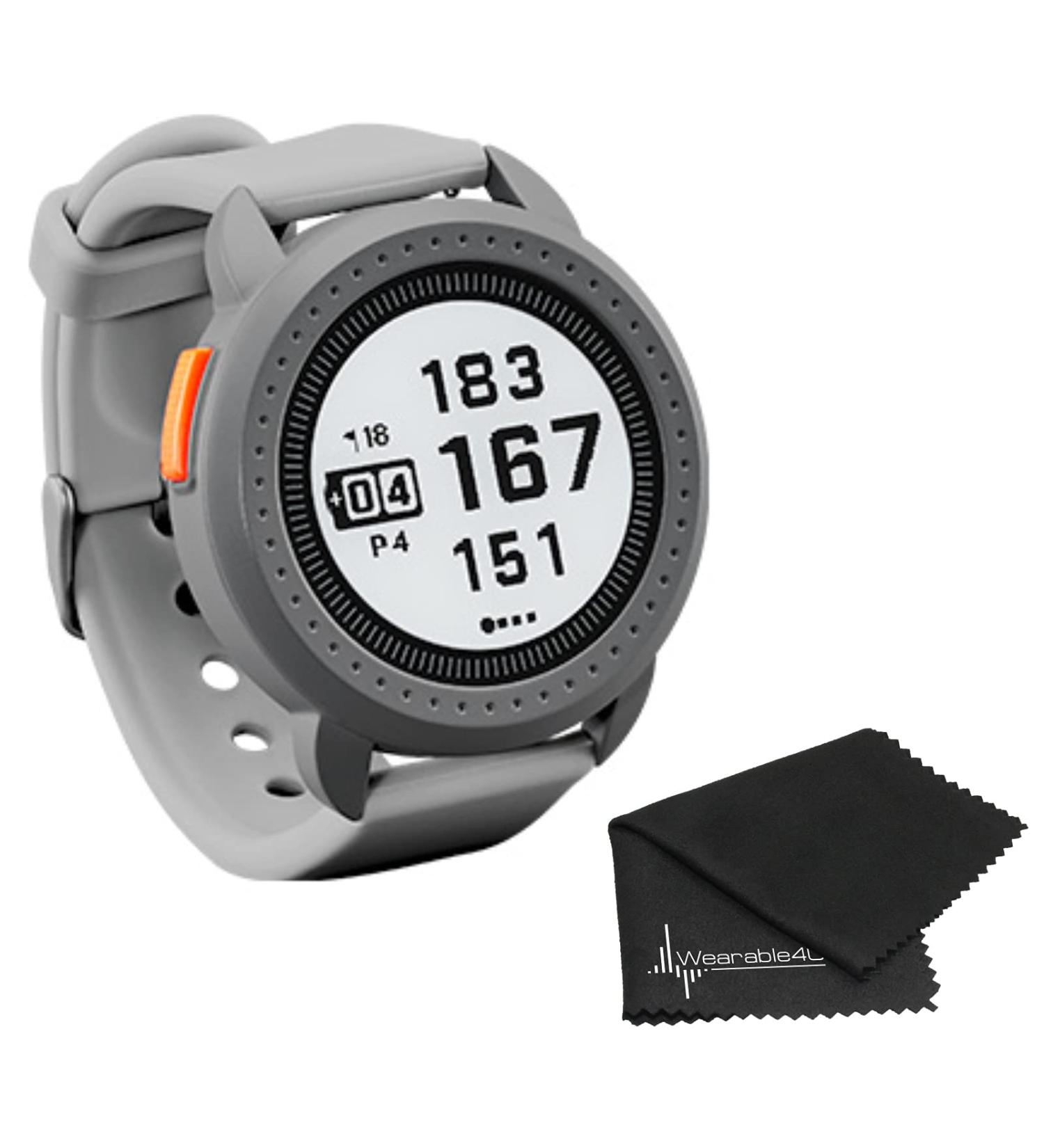 Bushnell iON Edge Golf GPS Watch Gray with 38,000 Courses | Auto-Course Recognition | GreenView - Bundle with Wearable4U Lens Cleaning Cloth - Buy Online on GoSupps.com